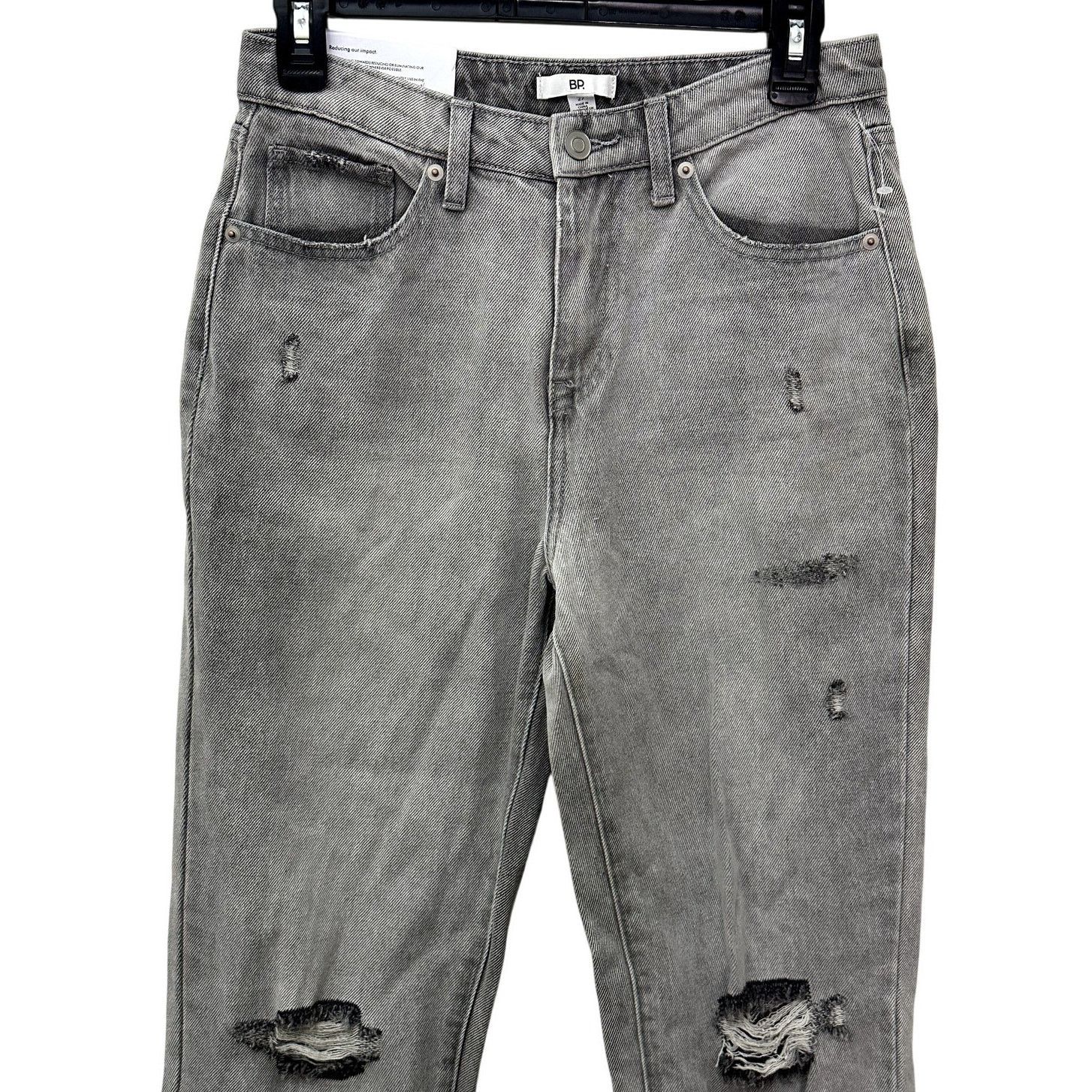 BP. BP Women's Gray Be Responsible High Waist Jeans 27 NWT Size 27" / US 4 / IT 40 - 3 Thumbnail