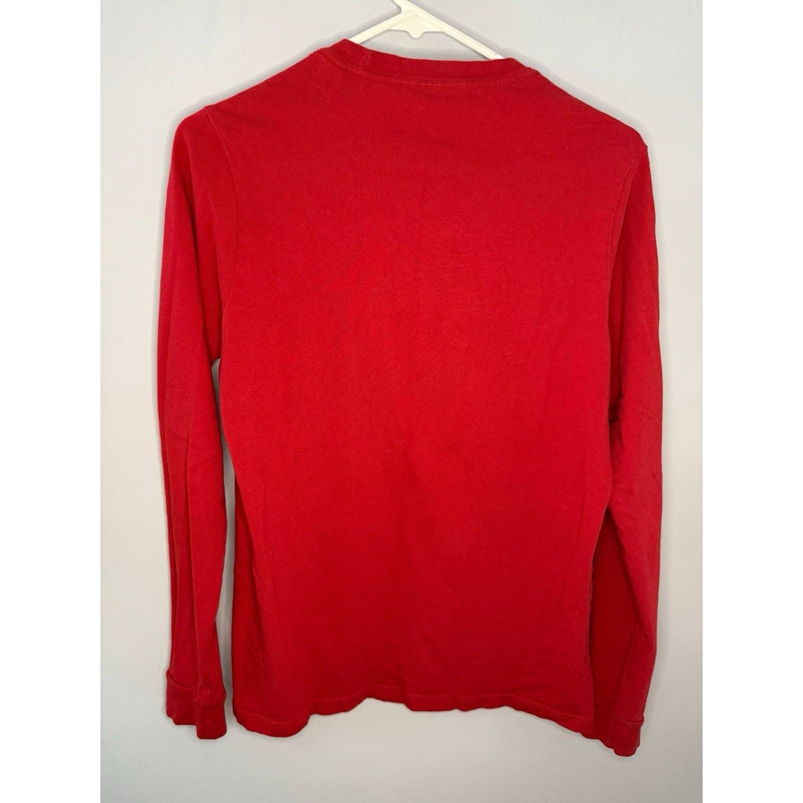 Adidas Adidas Badge Of Sport Logo Long Sleeve Red T-Shirt Men Small Size US S / EU 44-46 / 1 - 7 Thumbnail