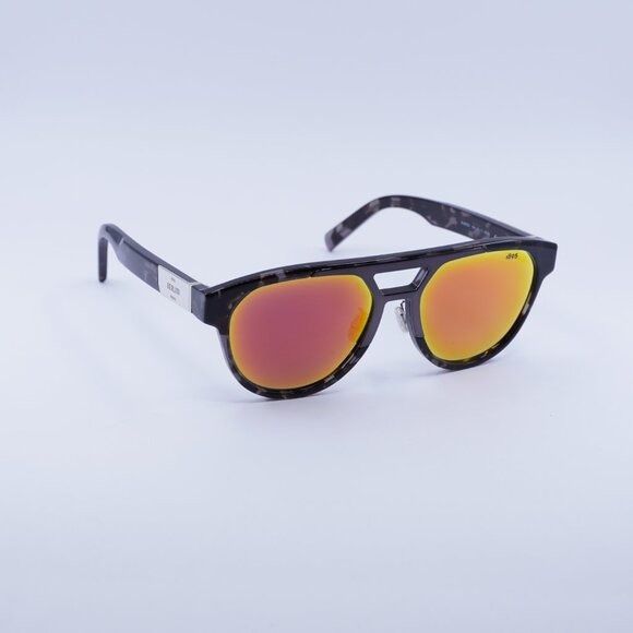 Berluti BL40002U 55U Sunglasses Grey Havana Aviator Frame