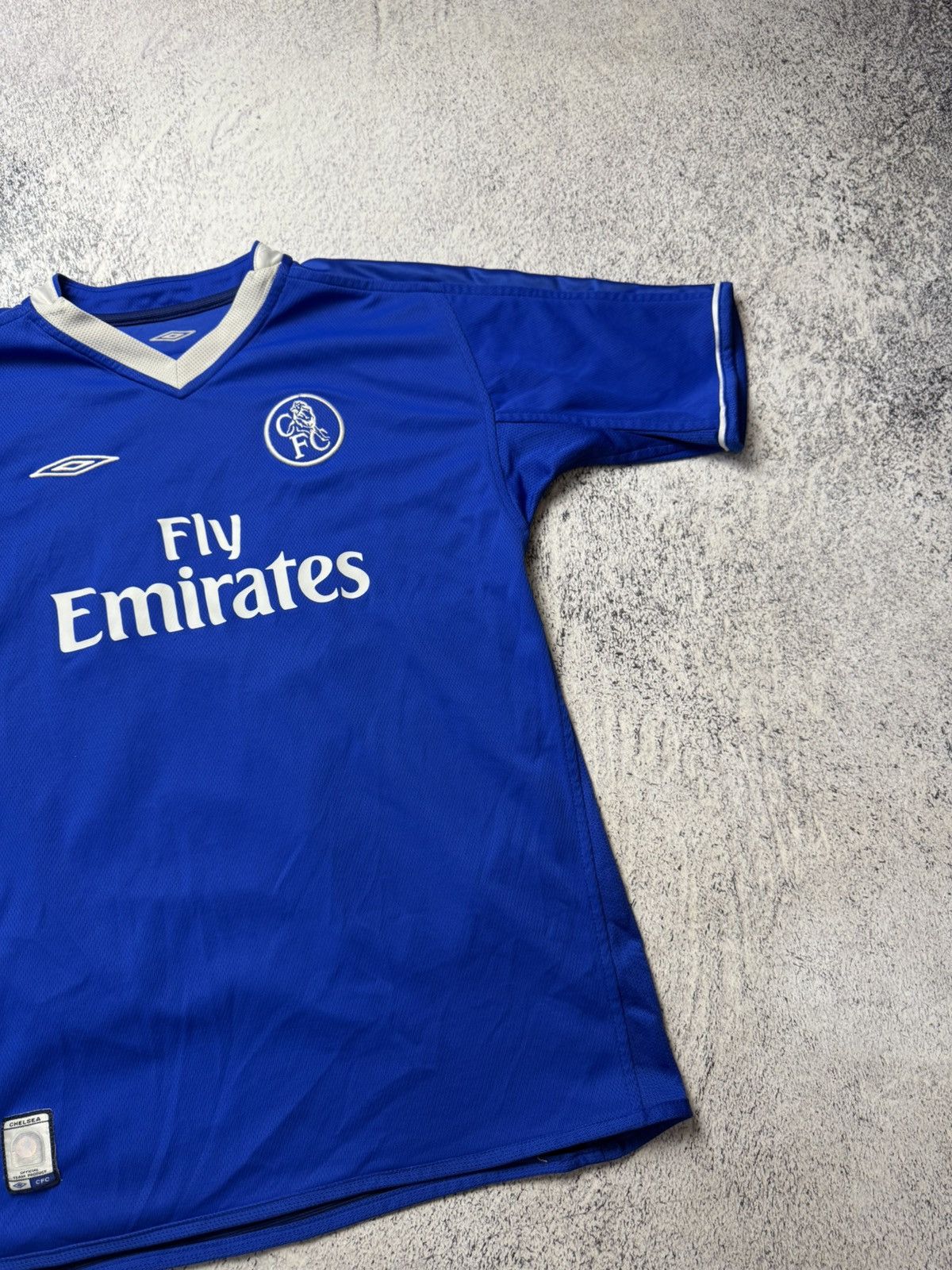Chelsea Soccer CHELSEA 2003 #10 J.Cole FOOTBALL SHIRT SOCCER JERSEY UMBRO Size US S / EU 44-46 / 1 - 4 Thumbnail