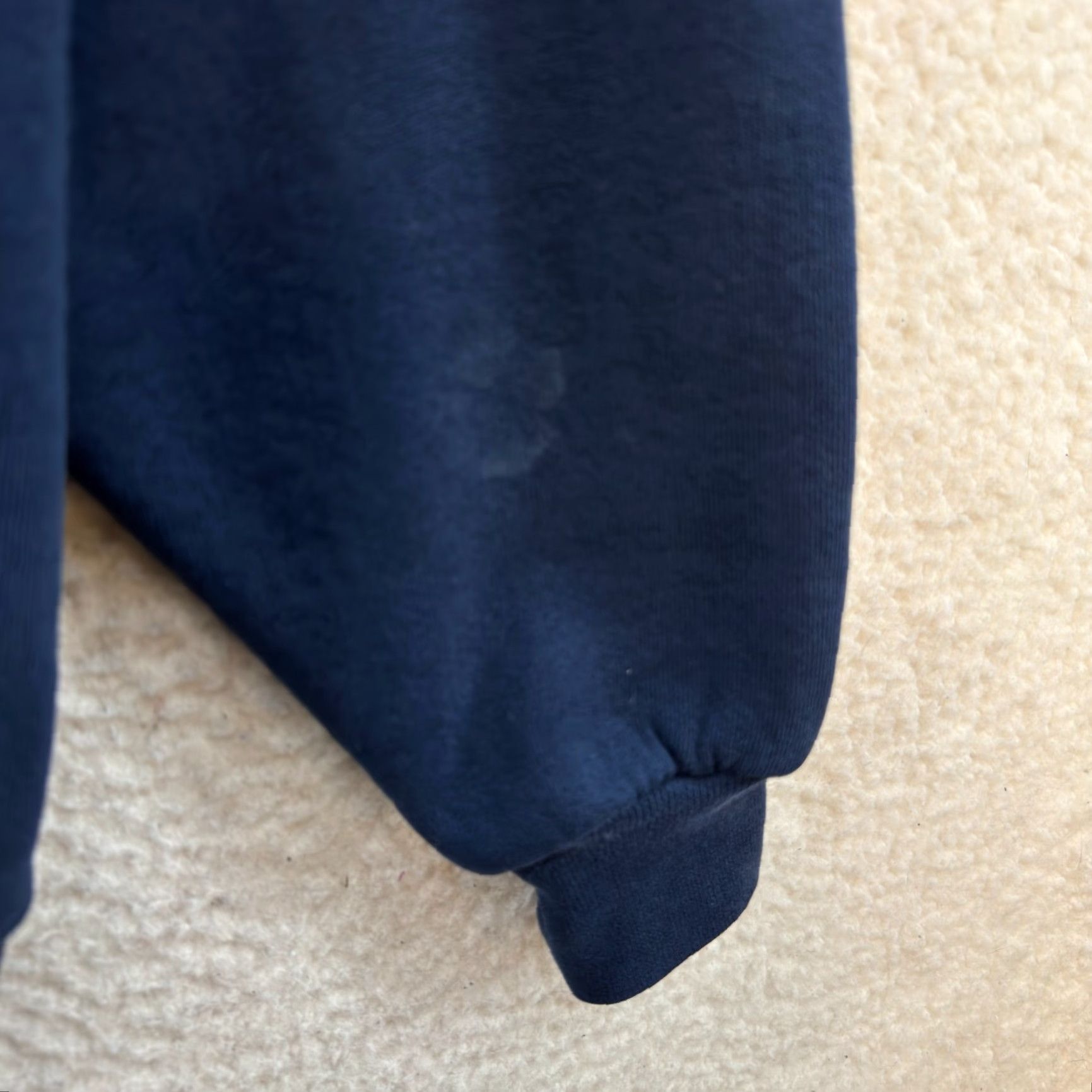 Jerzees VINTAGE Jerzees 1/4 Zip Sweatshirt Sweater Womens Medium Navy Alaska Pullover M Blue Shirt Size M / US 6-8 / IT 42-44 - 6 Thumbnail