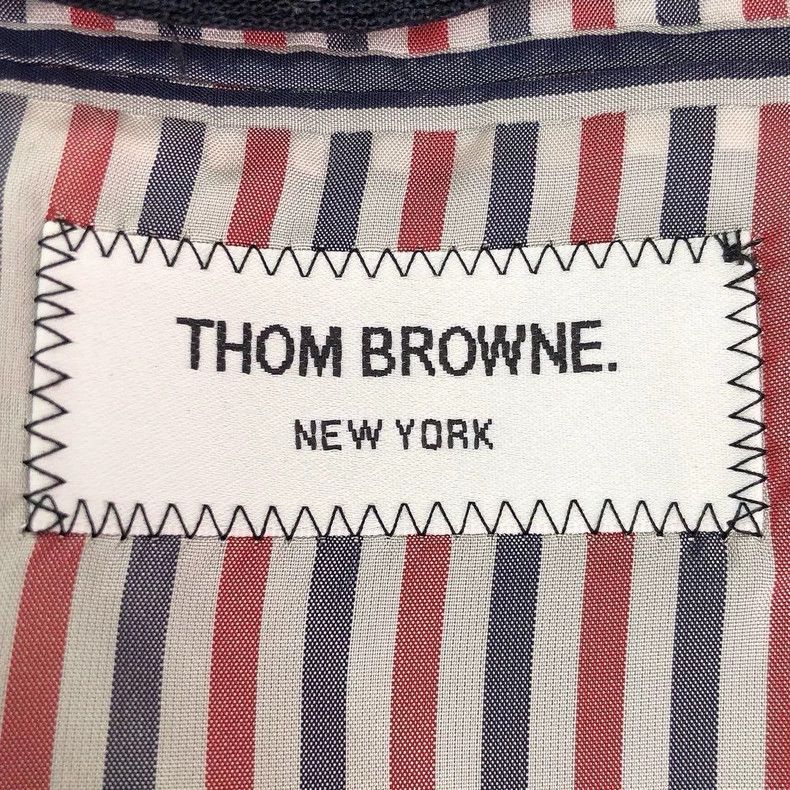 Thom Browne Thom Browne size2 Blue and green wool coat Size 36S - 5 Thumbnail