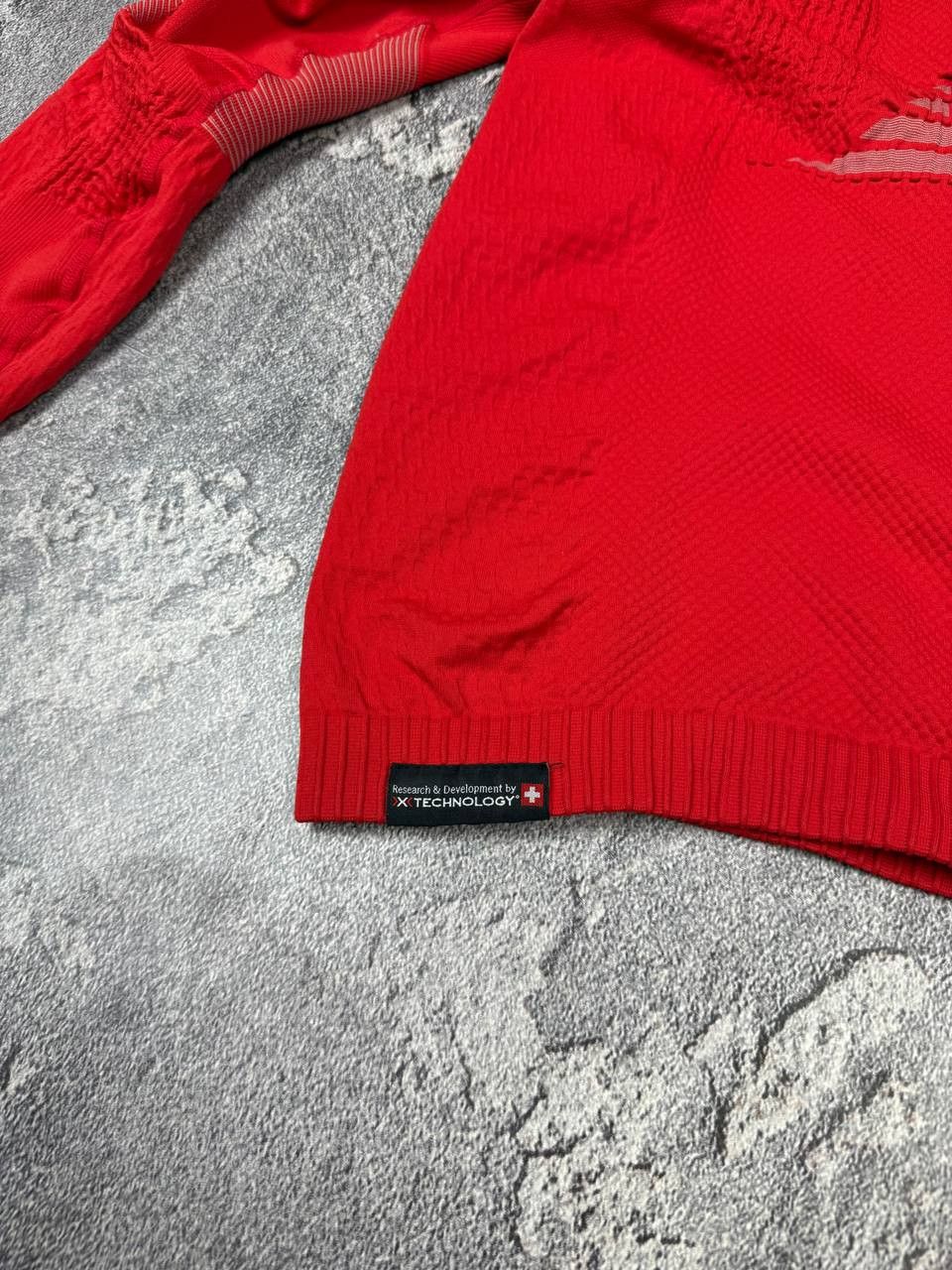 Vintage X Bionic Red Quarter Zip Longsleeve Outdoor Style Size M / US 6-8 / IT 42-44 - 7 Thumbnail