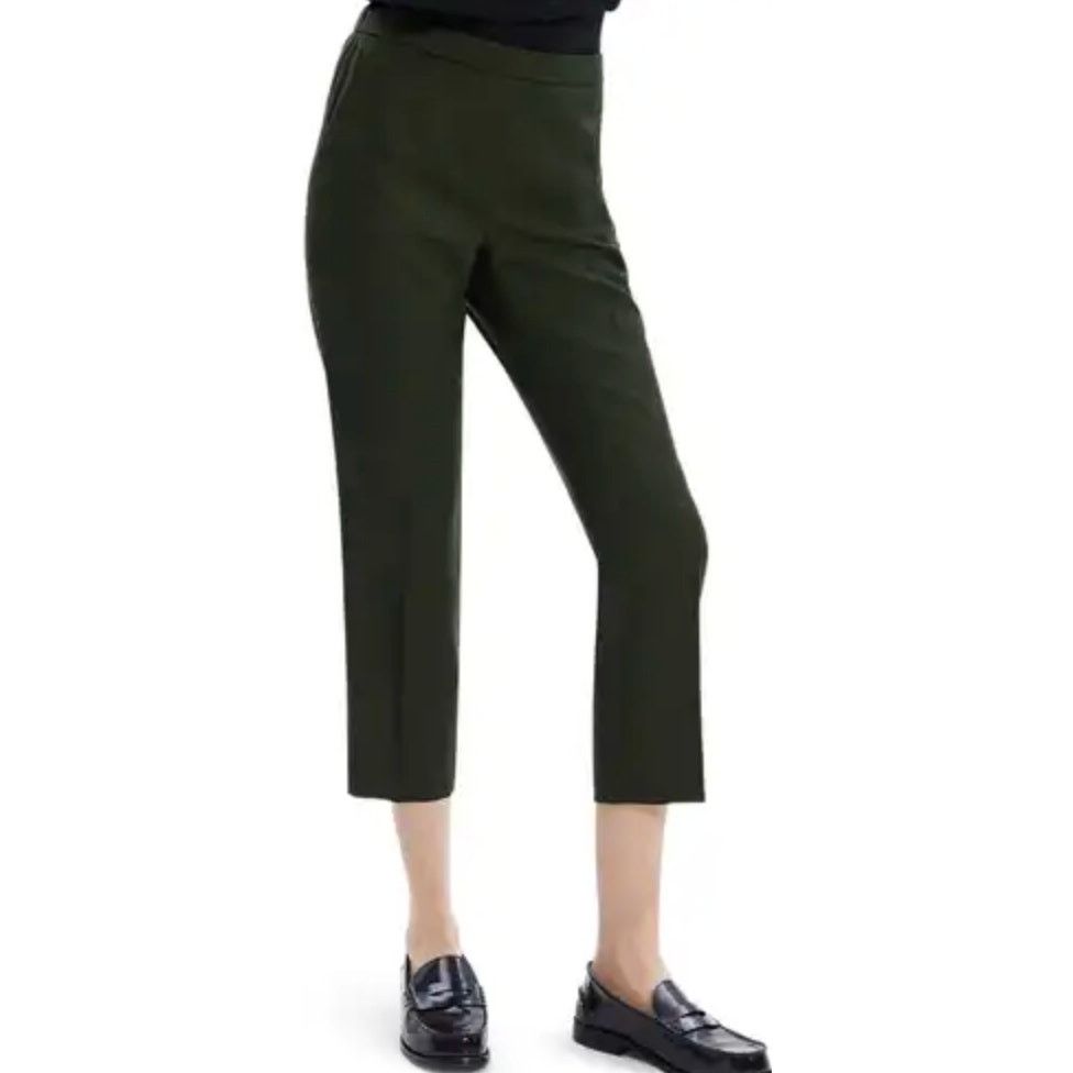Vince Coin Pocket Chino Pants Skinny Leg Twill Olive 10