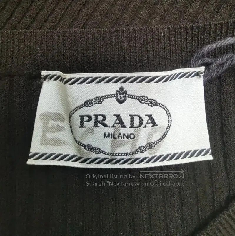 MR & MRS ITALY Prada Black Knit Sweater for Women. Size M / US 6-8 / IT 42-44 - 4 Thumbnail