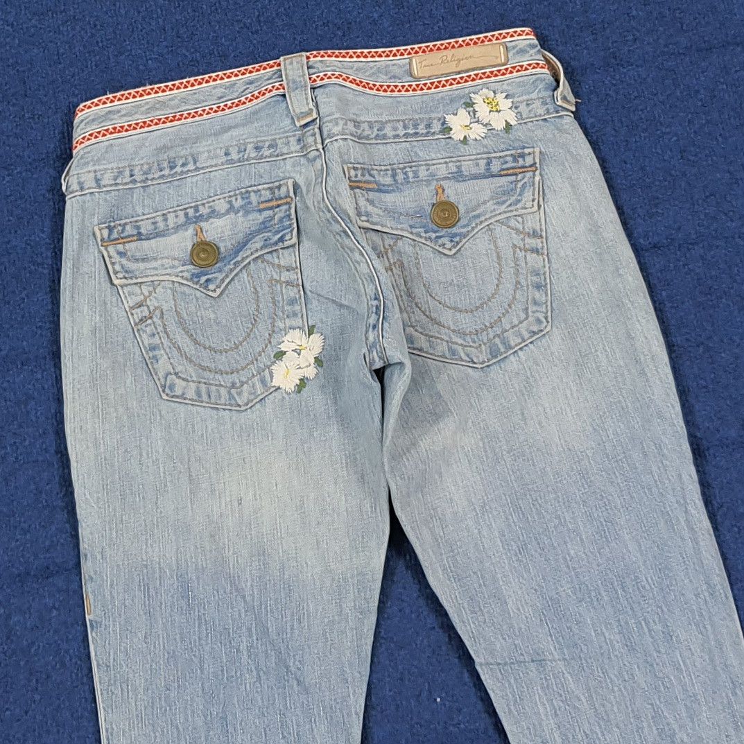 True Religion Vintage True Religion JOEY Floral Flare Jeans C297N7 Size 28" / US 6 / IT 42 - 5 Thumbnail
