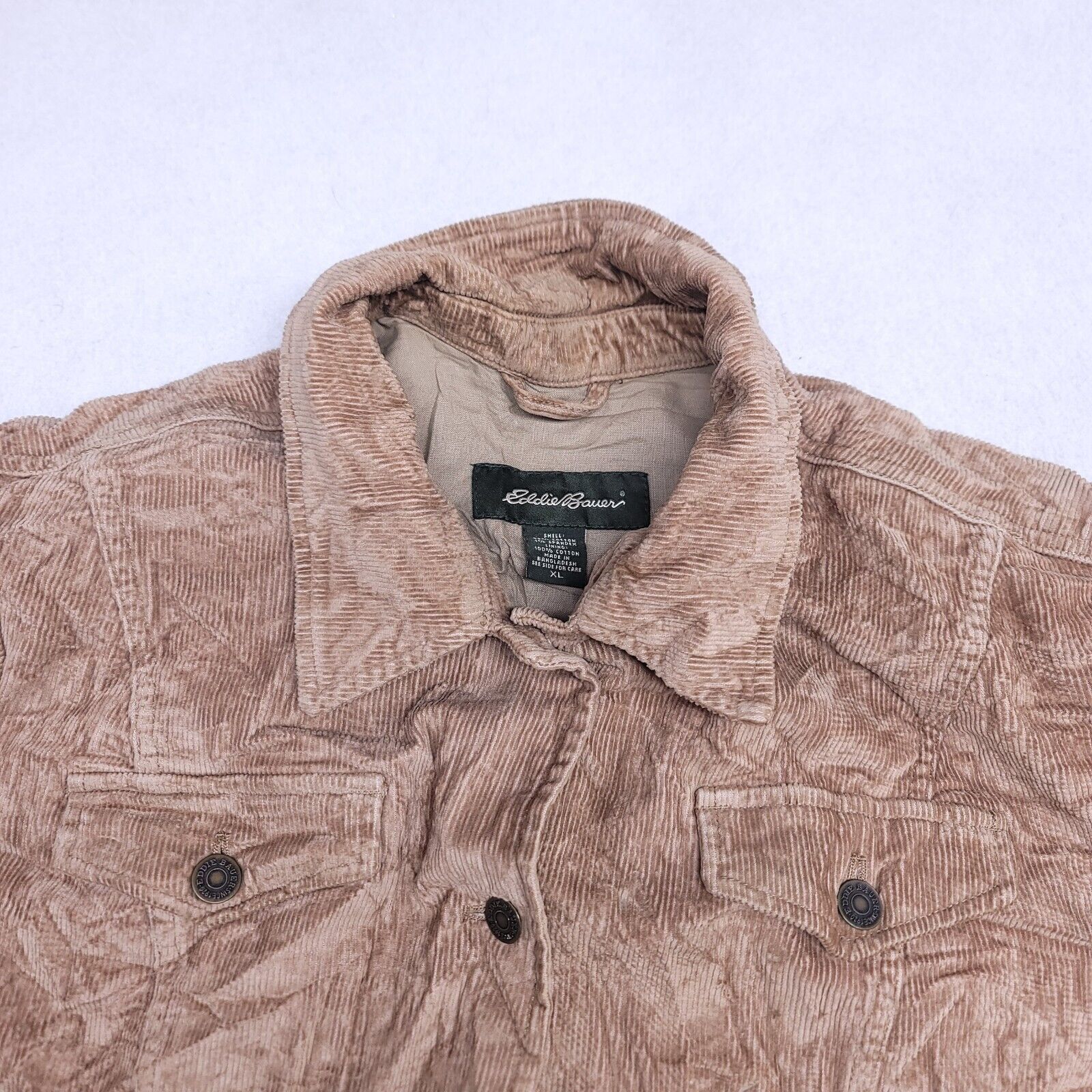 Eddie Bauer Eddie Bauer Casual Button Up Jacket Womens Size XL Beige Size XL / US 12-14 / IT 48-50 - 1 Thumbnail
