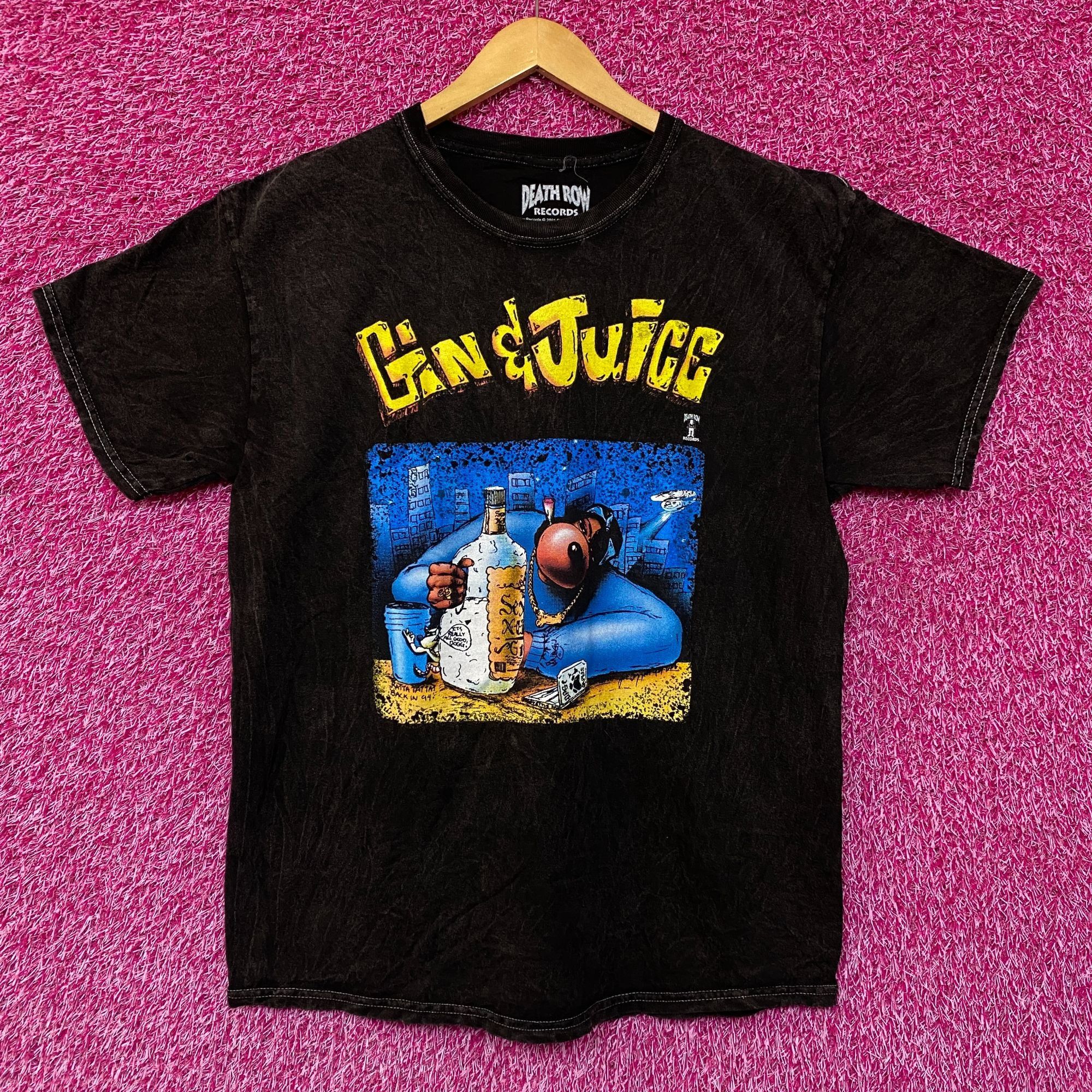 Death Row Records Death Row Records Snoop Doggy Dogg Gin & Juice Rap Tee M/L Size US L / EU 52-54 / 3 - 1 Thumbnail