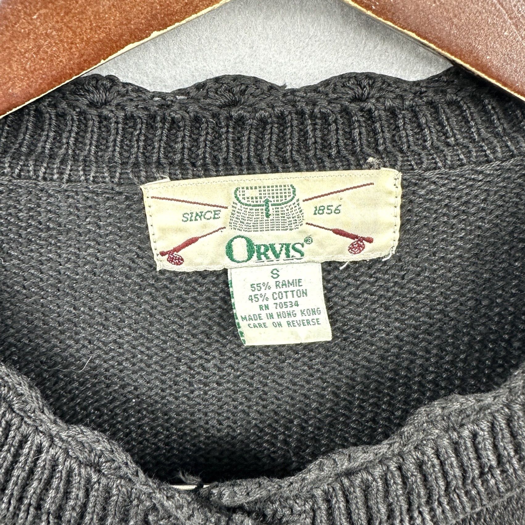 Orvis Orvis Vintage Cardigan Sweater - Womens Small Knit Floral Embroidered Black Crew Neck Vintage 80s 90s Boho Knitwear S Size S / US 4 / IT 40 - 5 Thumbnail