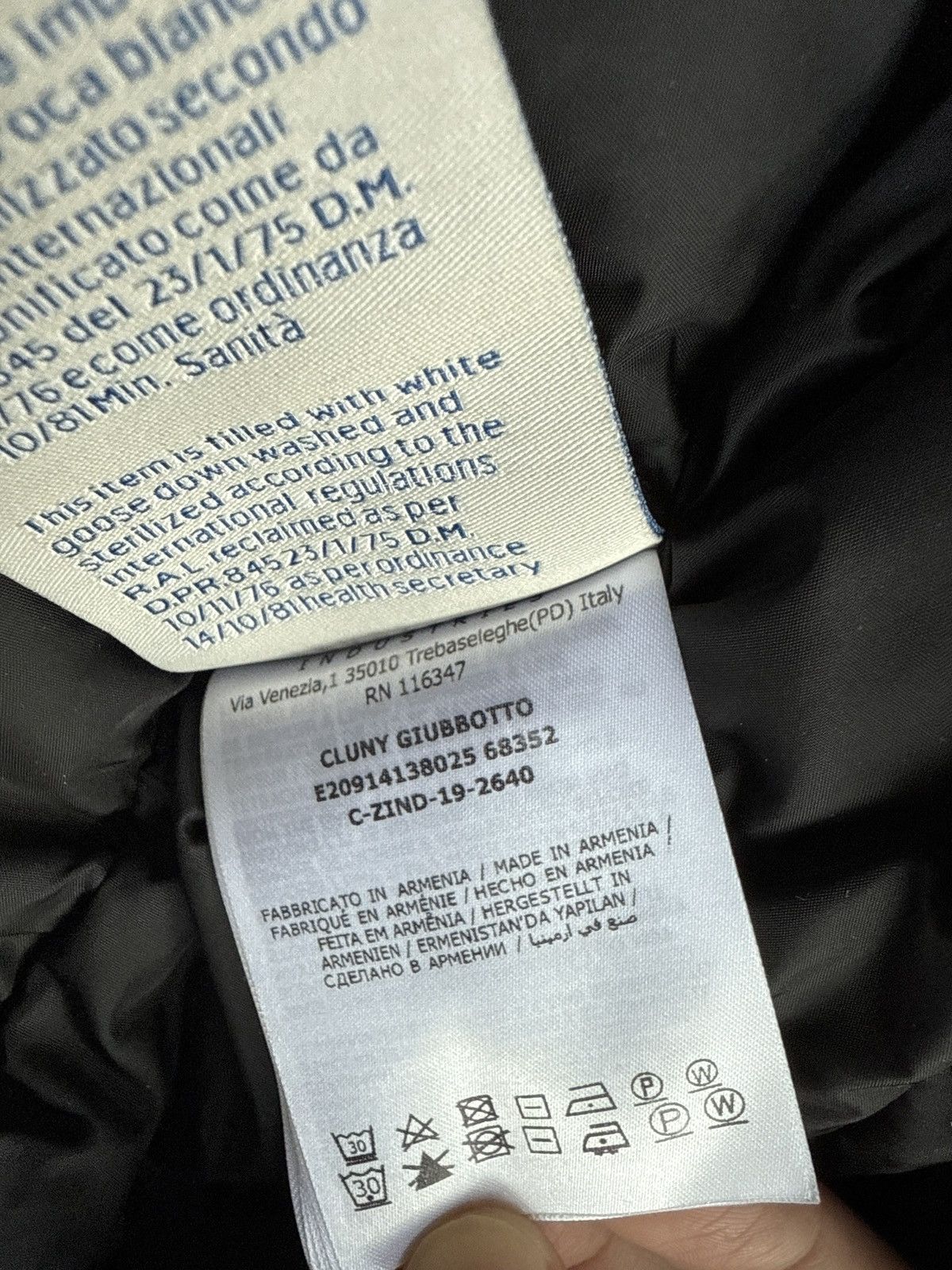 Moncler Moncler Cluny Fur Jacket Men Black L Size US L / EU 52-54 / 3 - 8 Thumbnail