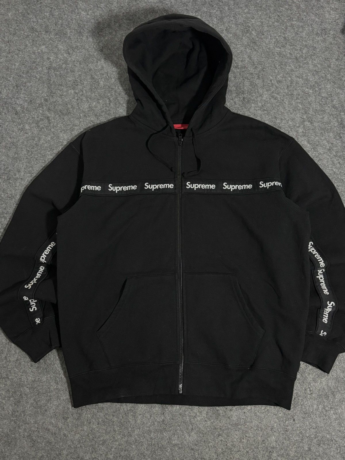 Supreme Supreme IDGAF Zip up hoodie | Grailed