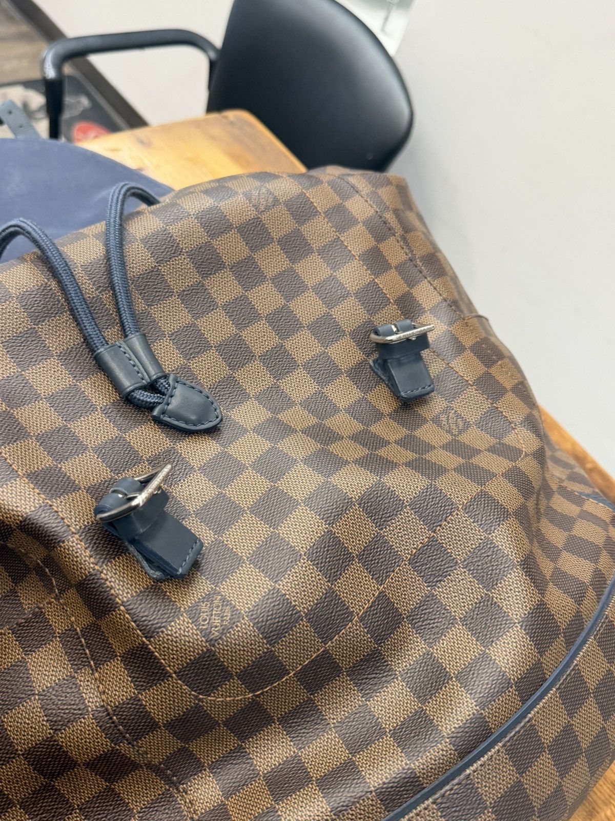 Louis Vuitton Louis Vuitton Damier Ebene Runner Backpack - Size ONE SIZE - 3 Thumbnail