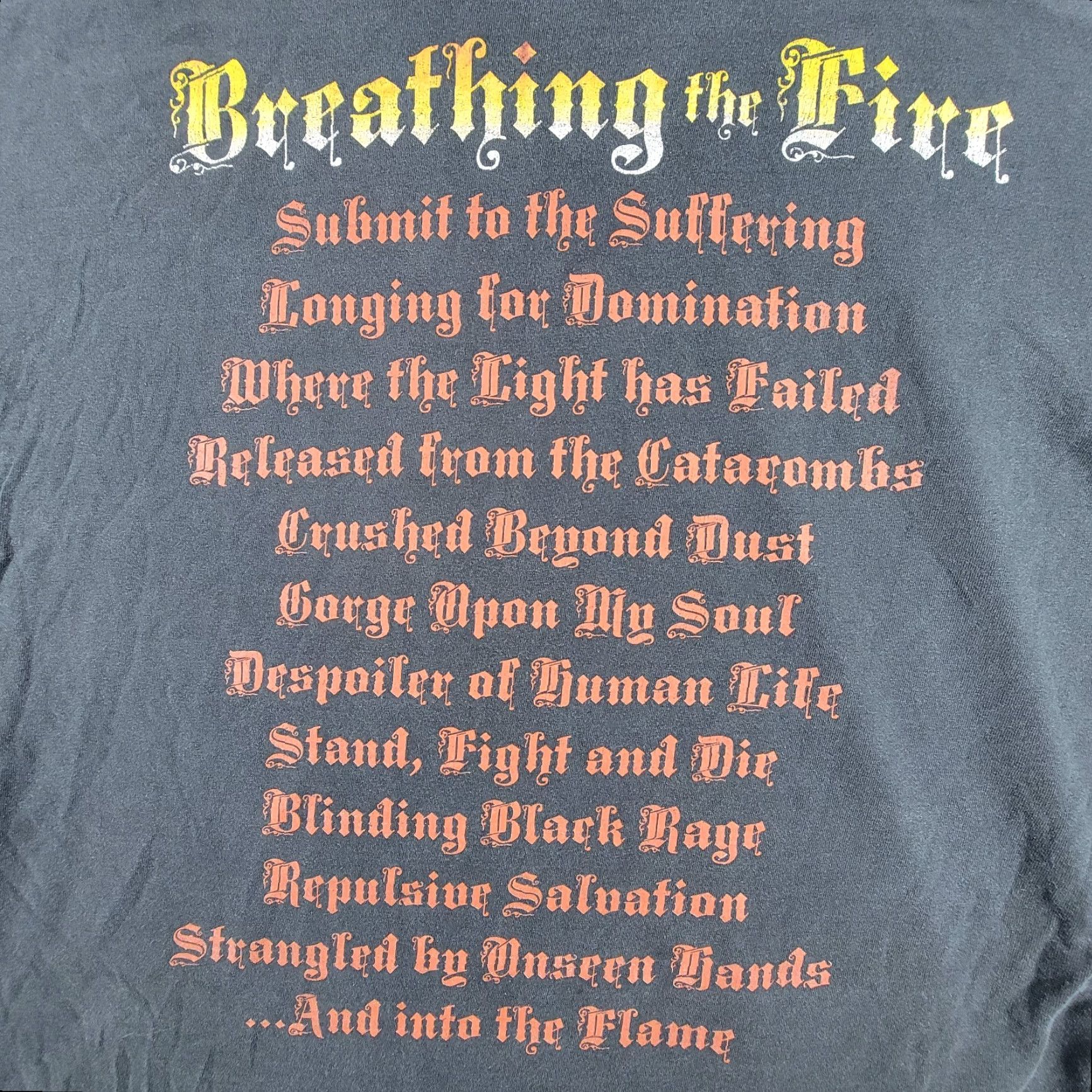 Etro Rare Skeletonwitch Breathing The Fire Shirt 2XL Black Retro Y2K Graphic Men Size US XXL / EU 58 / 5 - 5 Thumbnail