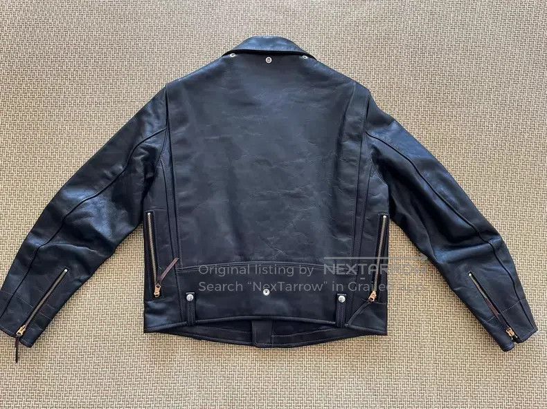 Buco Buco J24 horseskin cable-stayed jacket Size US XXL / EU 58 / 5 - 3 Thumbnail