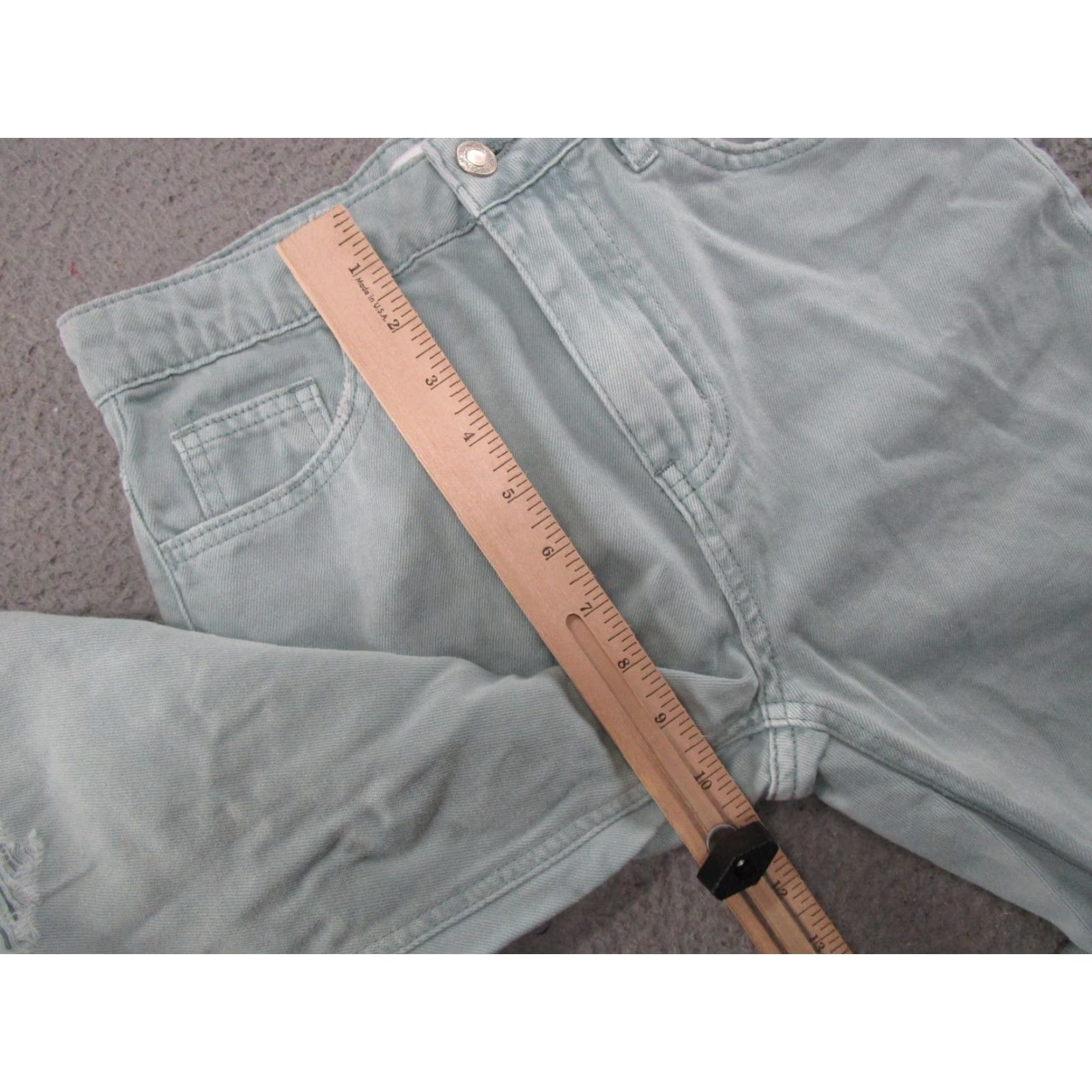 Denime Vervet Los Angeles Wide-Leg Jeans 24 Distressed Denim Blue Women 5-Pocket Regular Size 24 Shoes? Size 42" / US 20 - 7 Thumbnail