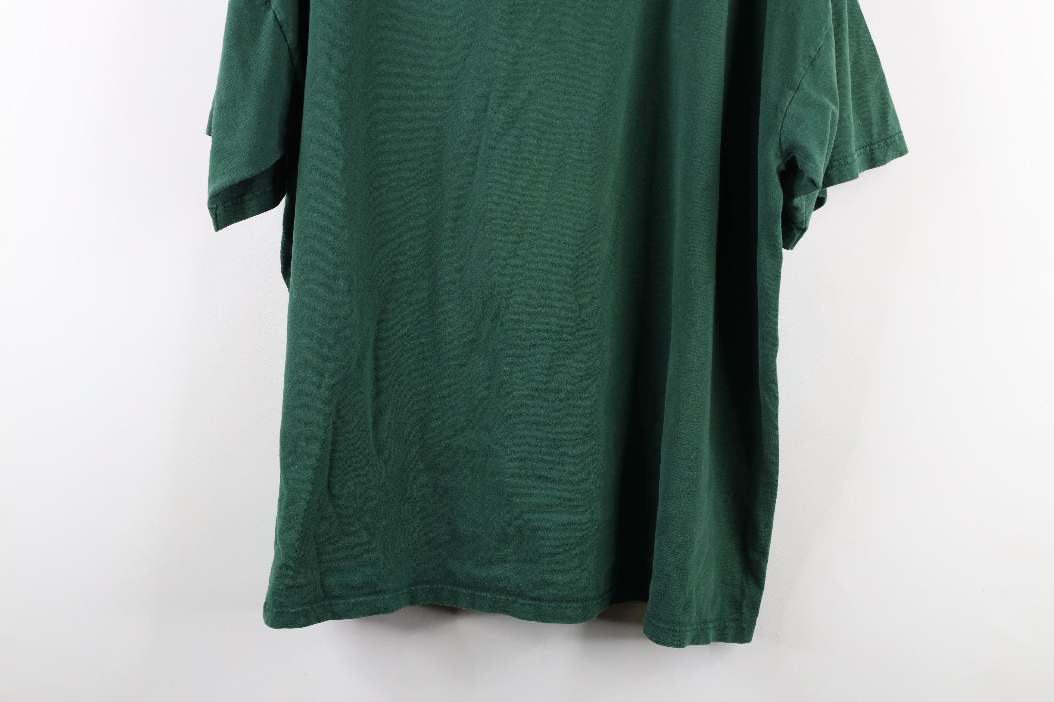 Vintage Vintage 90s Streetwear Heavyweight Pocket T-Shirt Green USA Size US XL / EU 56 / 4 - 10 Thumbnail
