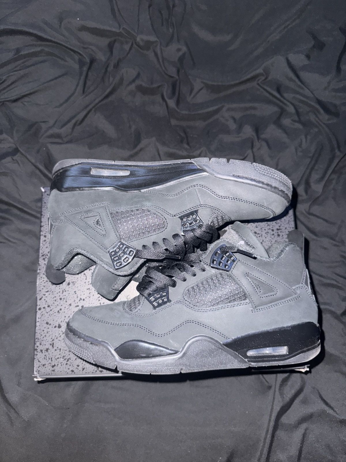 Jordan Brand Air Jordan 4 Retro 'Black Cat' 2025 Size US 9.5 / EU 42-43 - 1 Thumbnail
