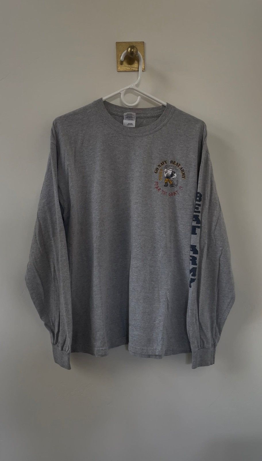 Vintage 2009 Army vs Navy Longsleeve Size US L / EU 52-54 / 3 - 1 Thumbnail