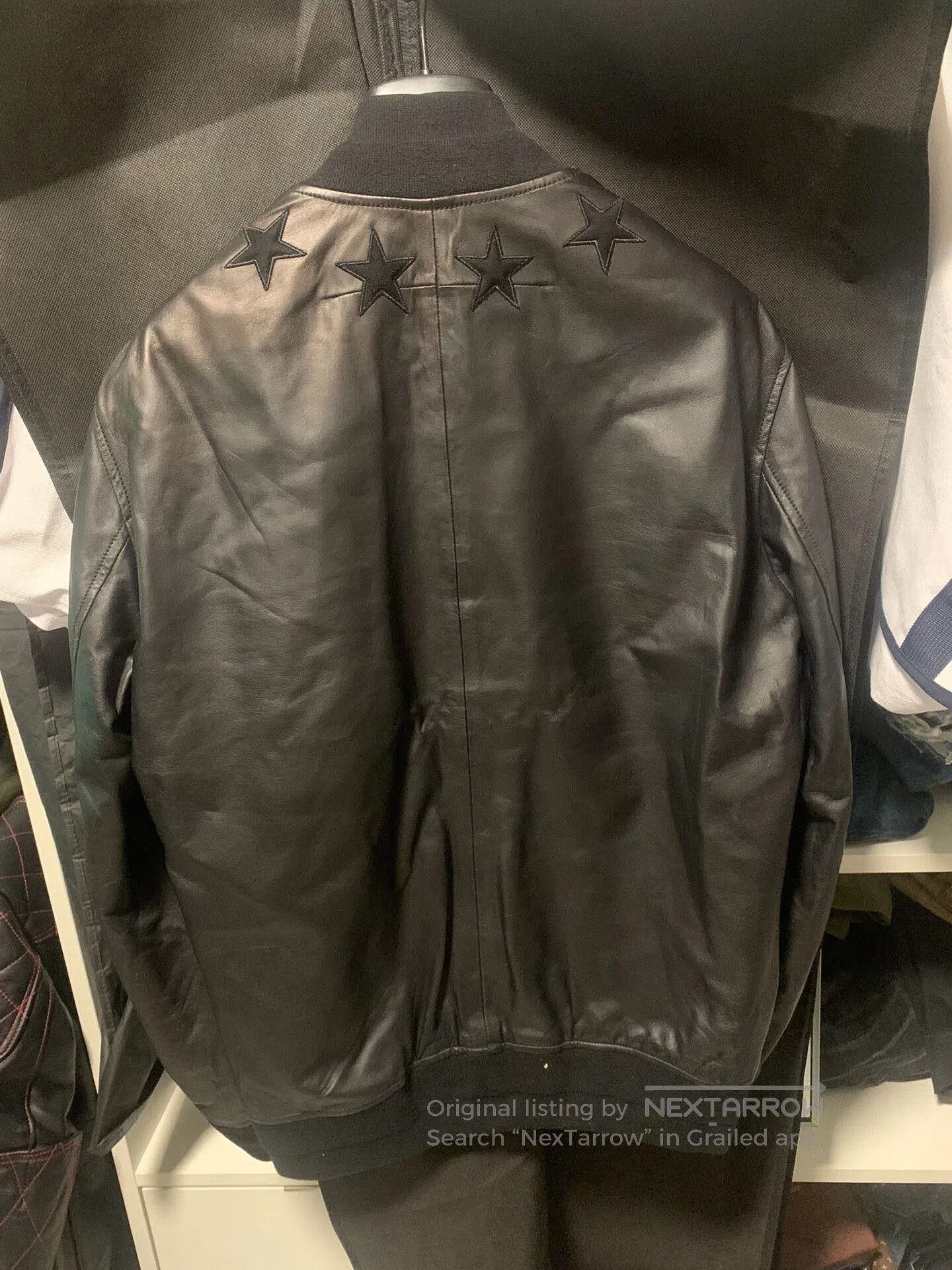 Givenchy givenchy classic star leather jacket size 48. Size US L / EU 52-54 / 3 - 7 Thumbnail