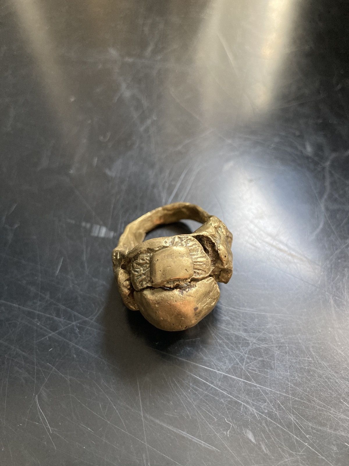 Rick Owens Rick Owens x Christiane Billet pre Hunrod Ltd. Bronze Ring Size ONE SIZE - 2 Thumbnail