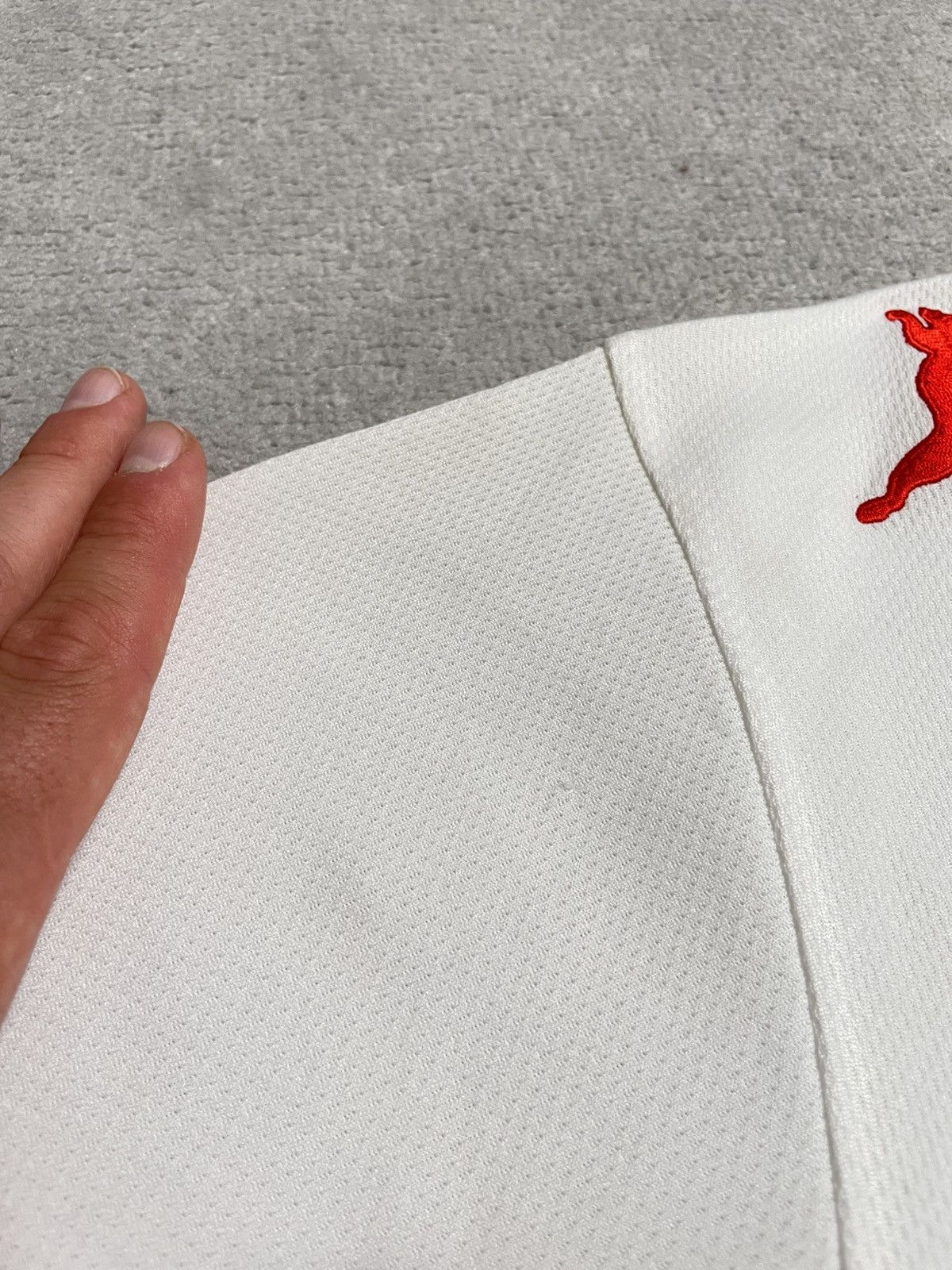 Puma Vintage White Jersey Puma Poland Polska Drip Swag Size US L / EU 52-54 / 3 - 6 Thumbnail