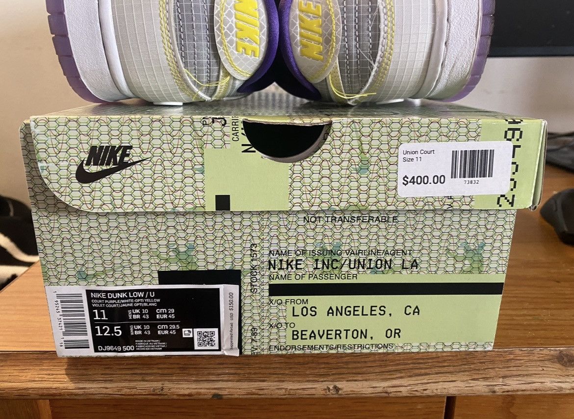 Nike Nike Dunks Passport Union Collab Size US 11 / EU 44 - 8 Thumbnail