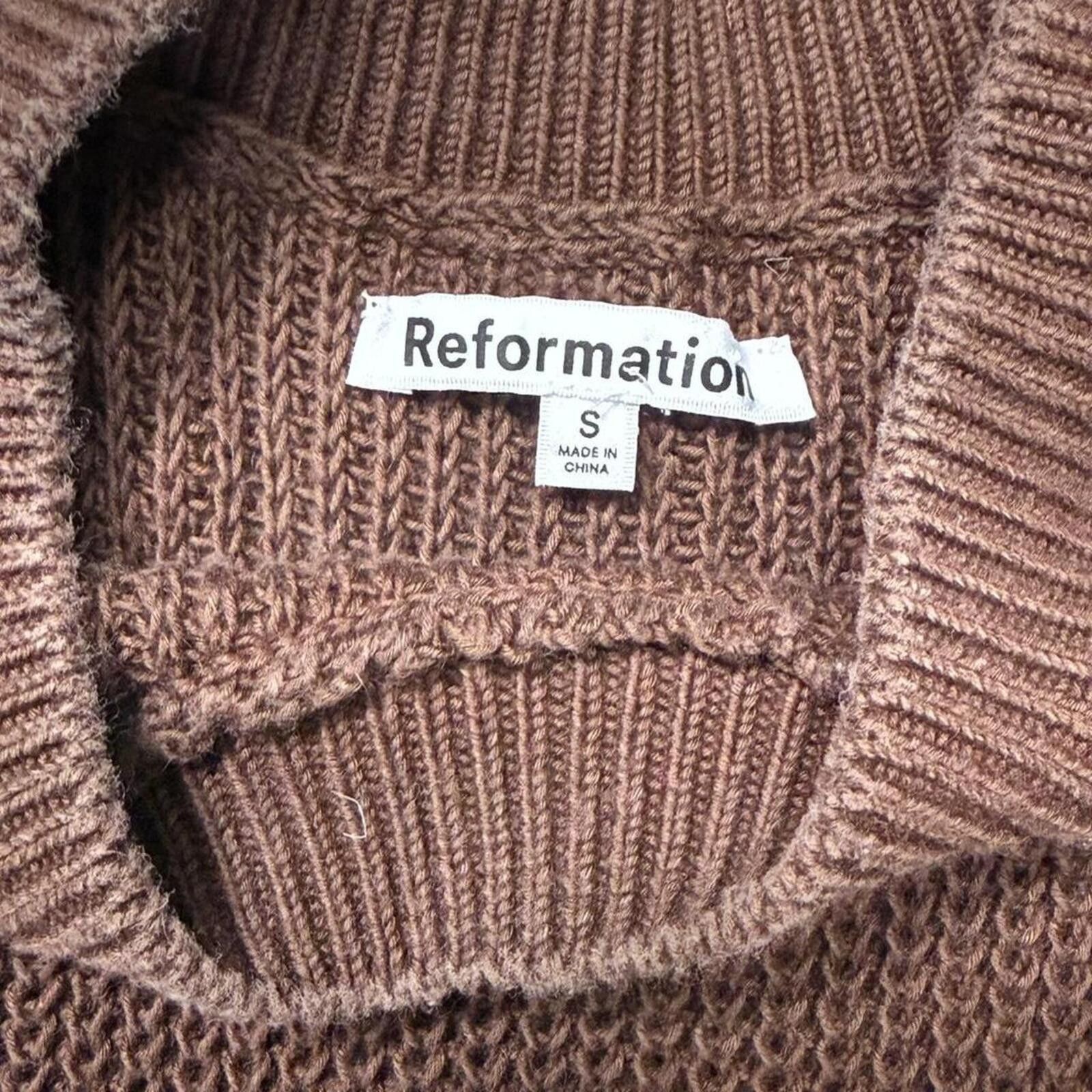Other Reformation brown sleeveless sweater Size S / US 4 / IT 40 - 3 Thumbnail