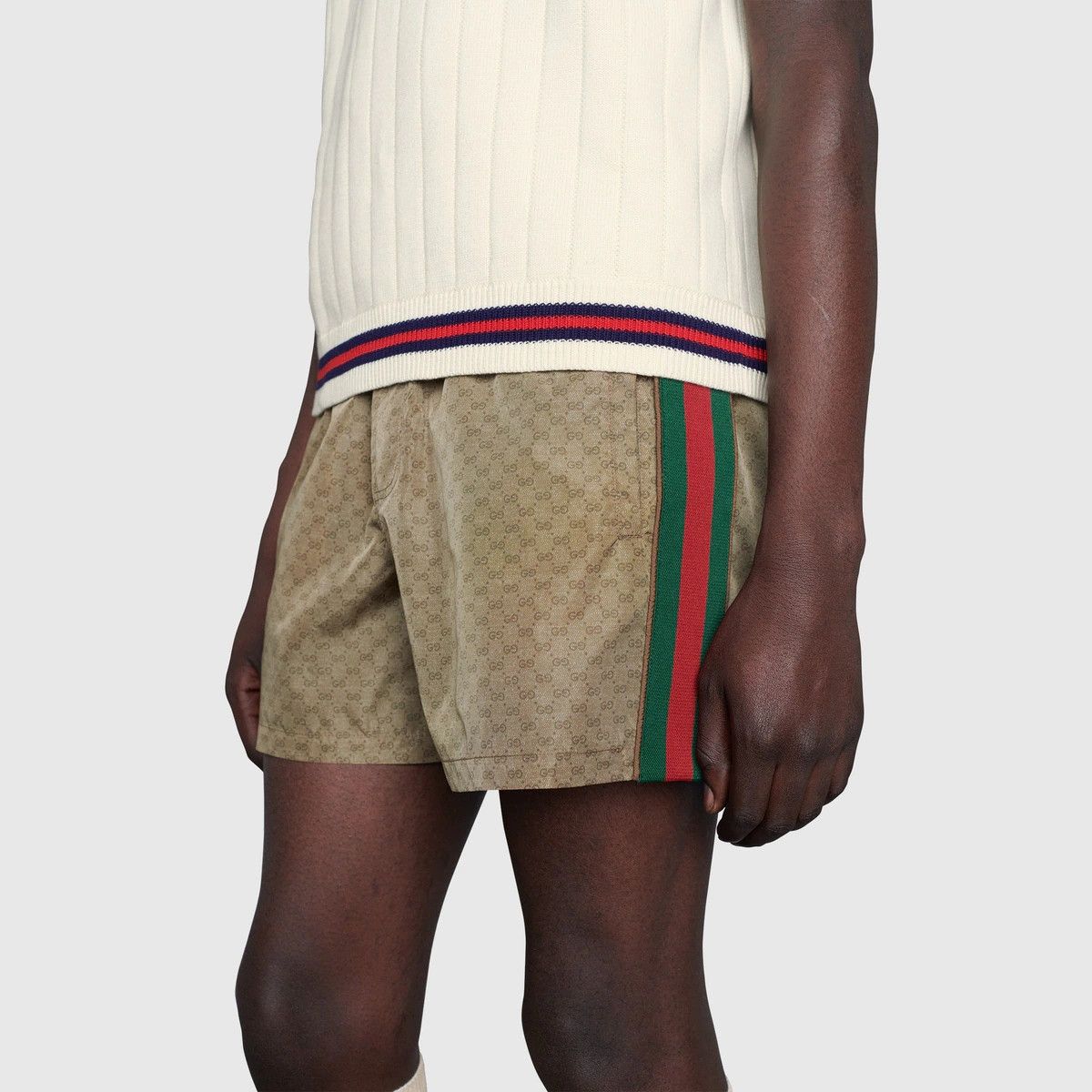 Gucci oc11z1025 Waterproof Nylon Swim Short With GG in Multicolor Size US 44 / EU 60 - 5 Thumbnail