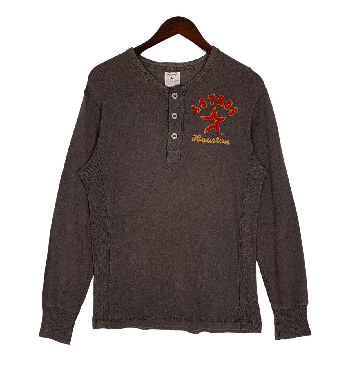 Japanese Brand Uniqlo Astros Houton MLB Japanese Brand Crewneck Longsleeve Size US S / EU 44-46 / 1 - 1 Thumbnail