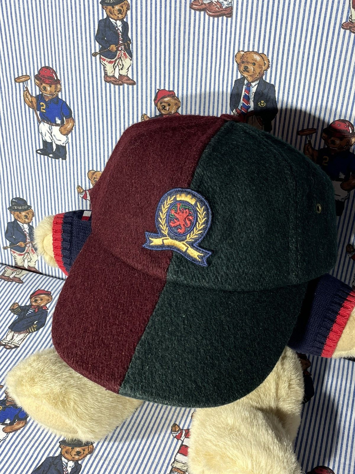 Tommy Hilfiger × Vintage Cap Tommy Hilfiger Lion Crest OG Vintage 90’s Size ONE SIZE - 6 Thumbnail