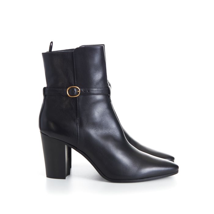 Celine WILTERN Jodhpur Boots - Stacked Heel, Buckle Strap, Calfskin ...