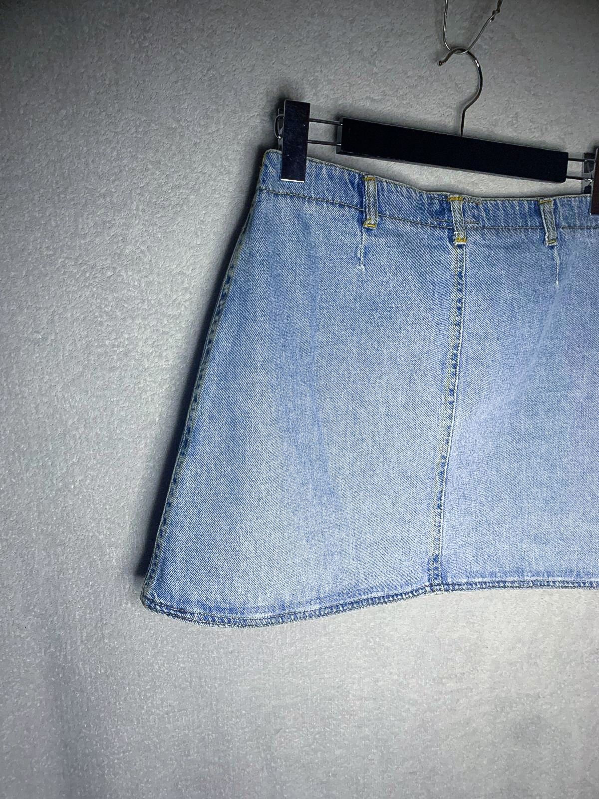 Handmade × Vintage Mini skirt fire flame art handmade Size 26" / US 2 / IT 38 - 8 Thumbnail