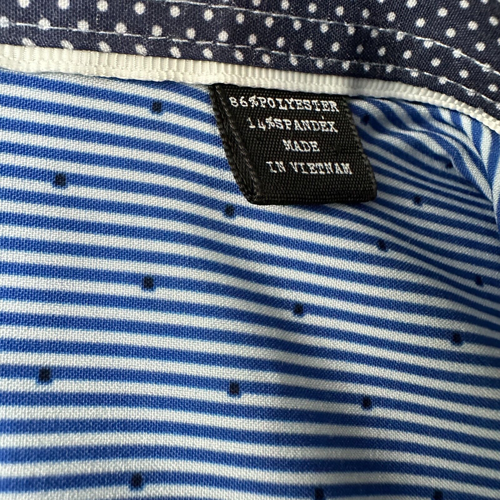 Other WRK Dress Shirt Men's 18 Blue 4 Way Stretch Slim Spread Size US XL / EU 56 / 4 - 7 Thumbnail