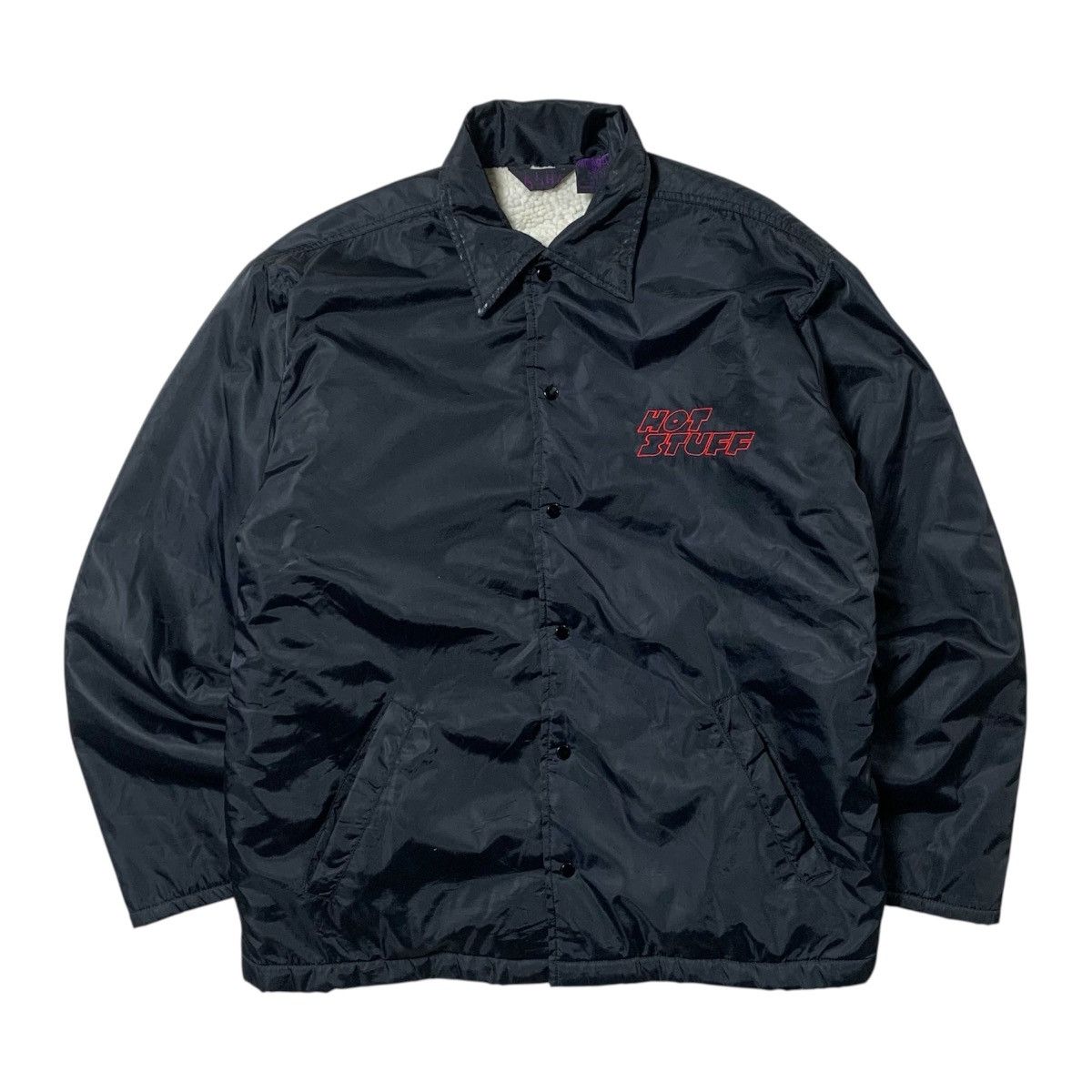 Vintage Vintage 90s Red Devil Coach Jacket Black Size US M / EU 48-50 / 2 - 3 Thumbnail