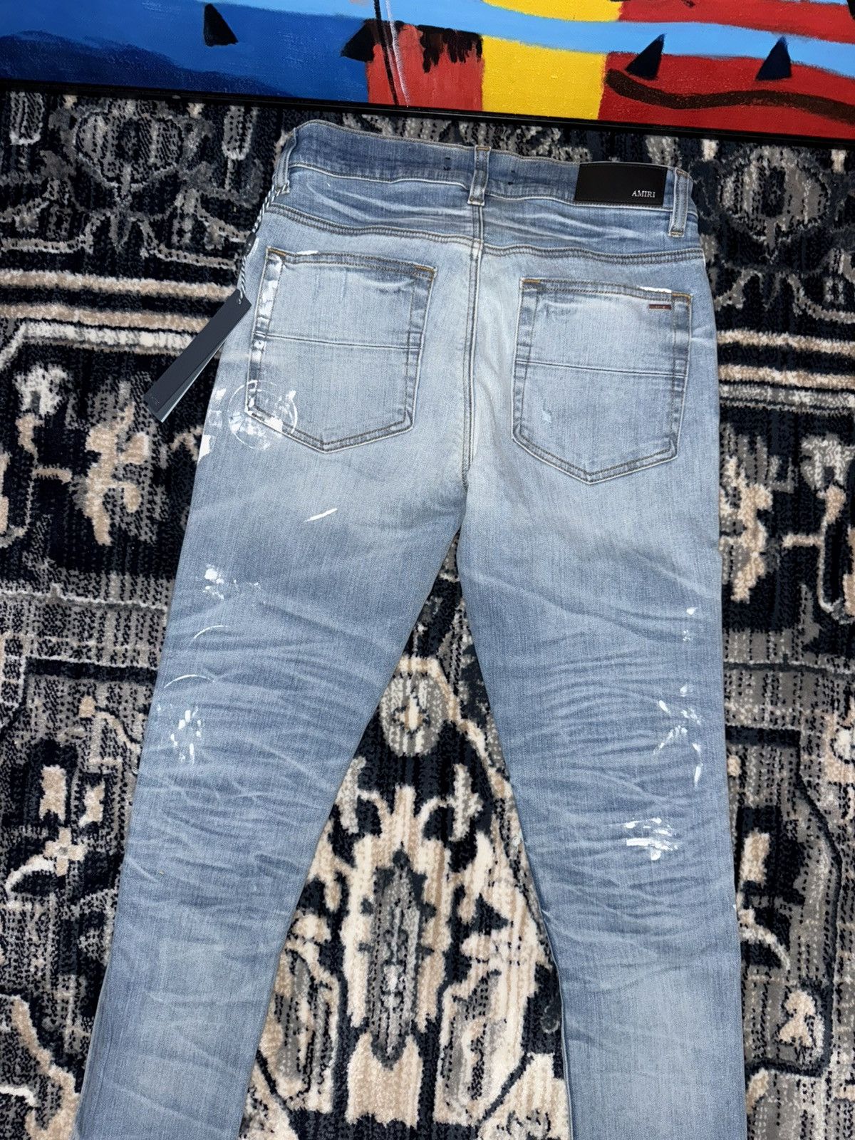 Amiri Mx1 paint splatter patch jeans Size US 32 / EU 48 - 6 Thumbnail