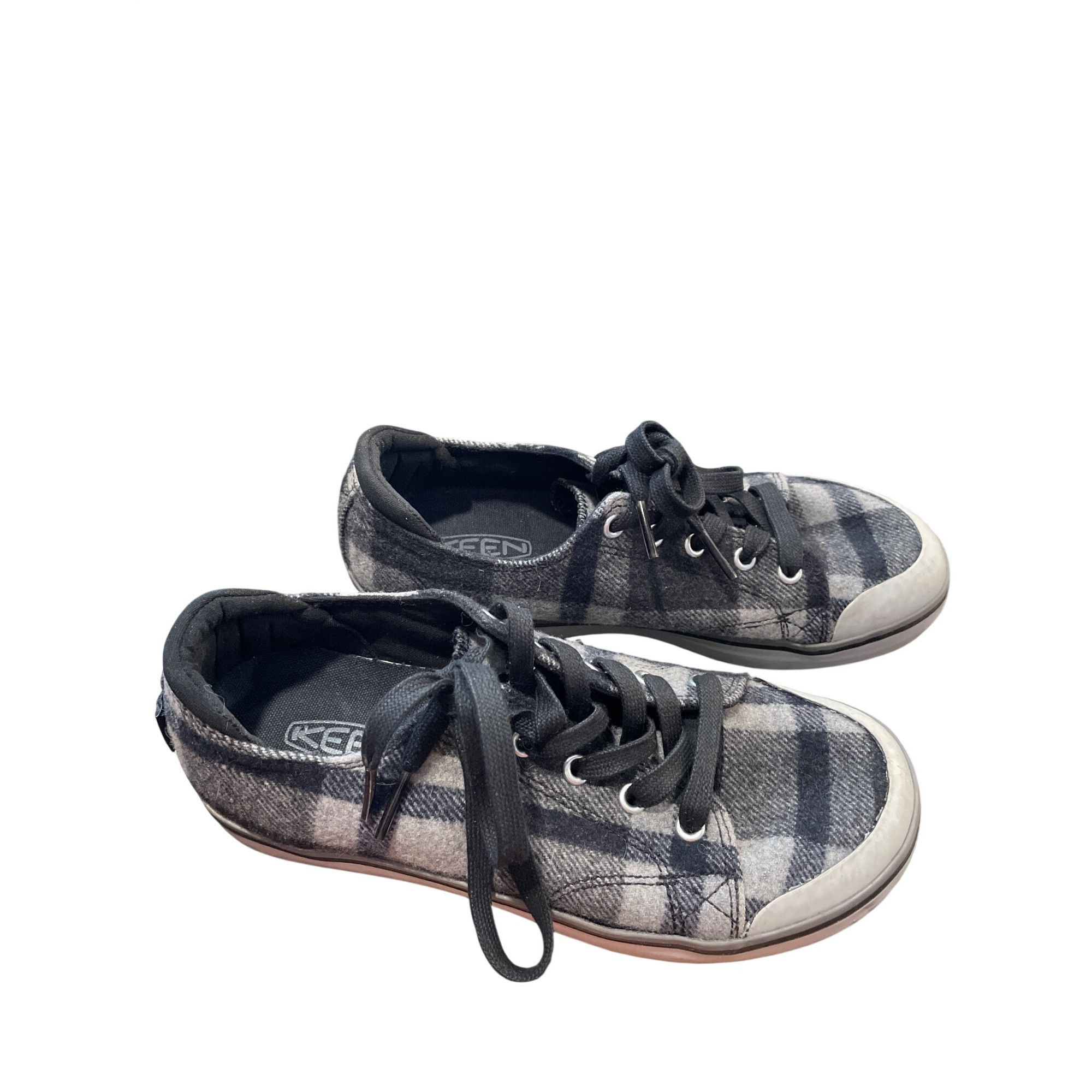 KEEN Keen wms plaid gray black wool low top sneakers sz 8 SKU 997 Size US 8 / IT 38 - 15 Thumbnail