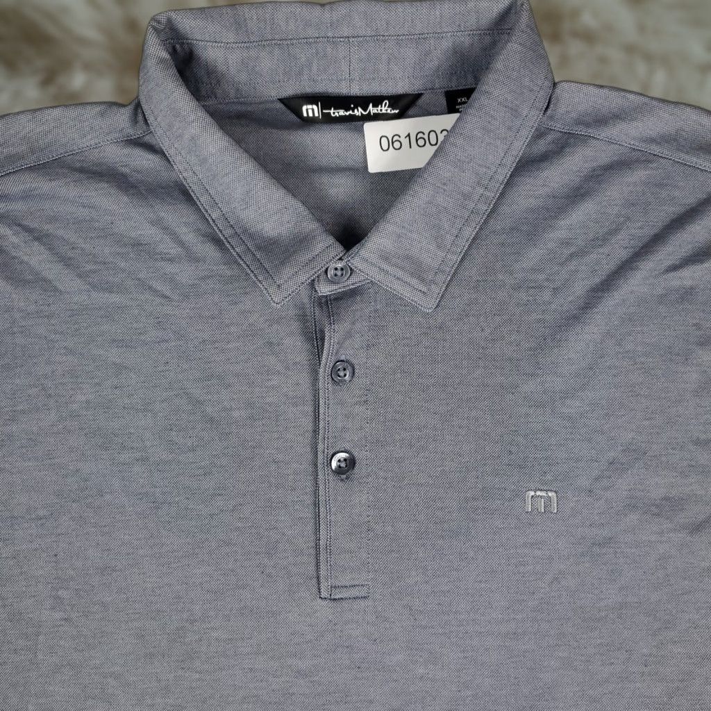 TravisMathew Travis Mathew Polo Shirt Mens 2XL Blue Casual Short Sleeve Activewear Size US XXL / EU 58 / 5 - 1 Thumbnail