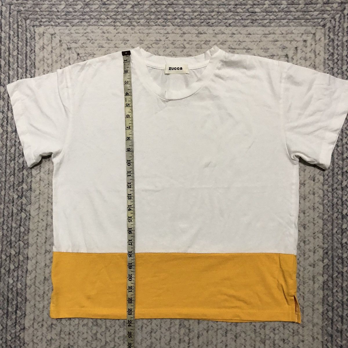 CABANE de ZUCCa Rare Vintage Zucca Colourblock Oversize Crop Tees Size US XS / EU 42 / 0 - 16 Thumbnail