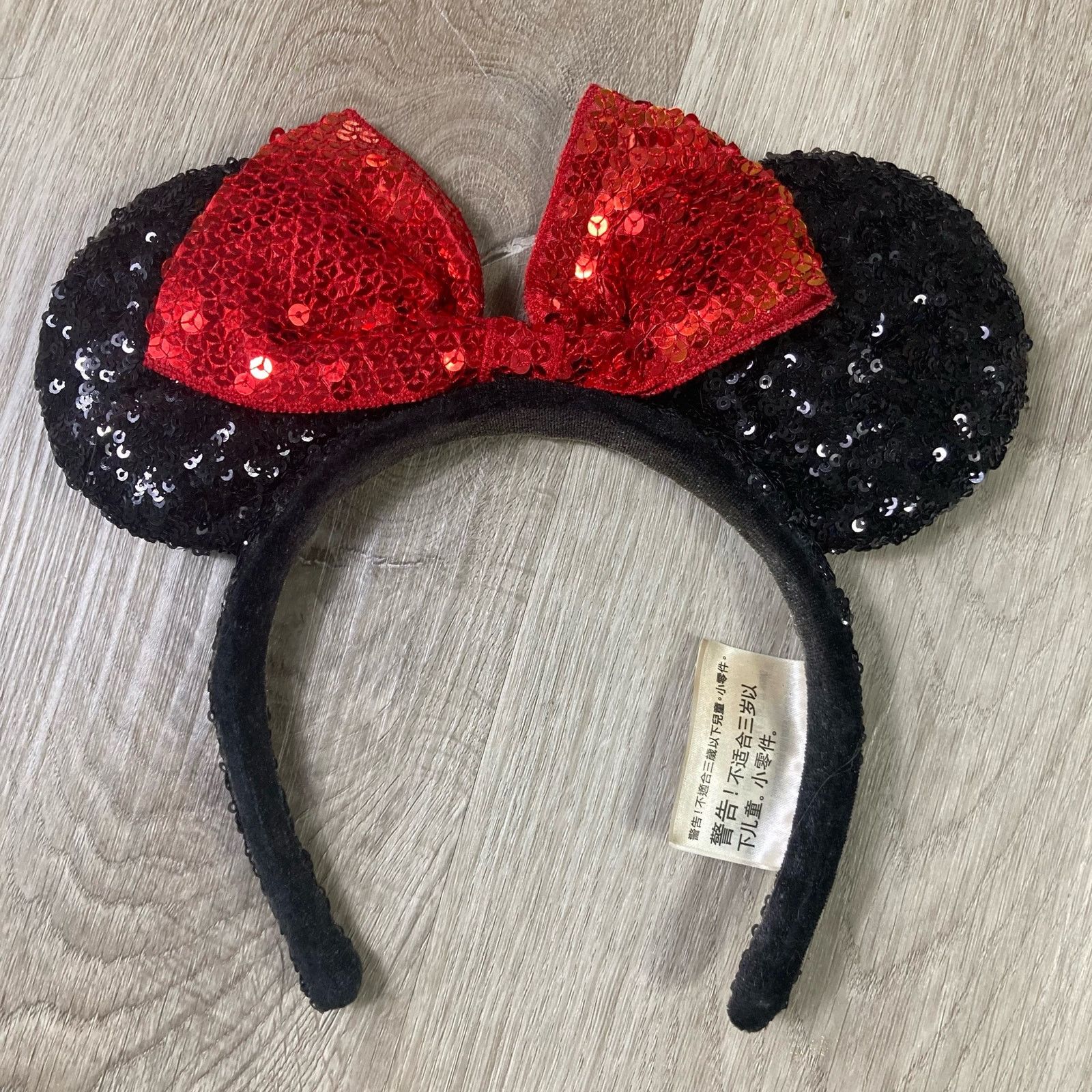 Disney Disney Parks Minnie Mouse Ears Headband Sequin Red Size ONE SIZE - 1 Thumbnail