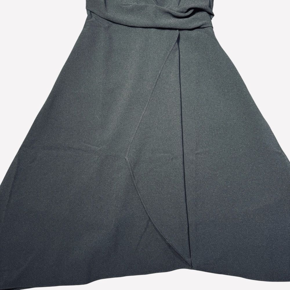 Vince Camuto NWT New $168 Vince Camuto Black Ruched Asymmetric Laguna Cr Size M / US 6-8 / IT 42-44 - 5 Thumbnail