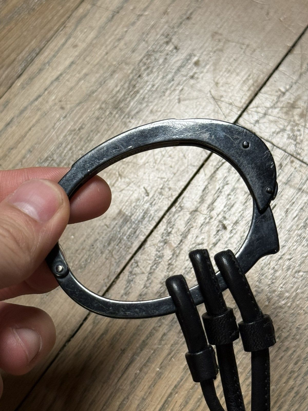 Helmut Lang Helmut lang SS04 womens black handcuff Size ONE SIZE - 3 Thumbnail