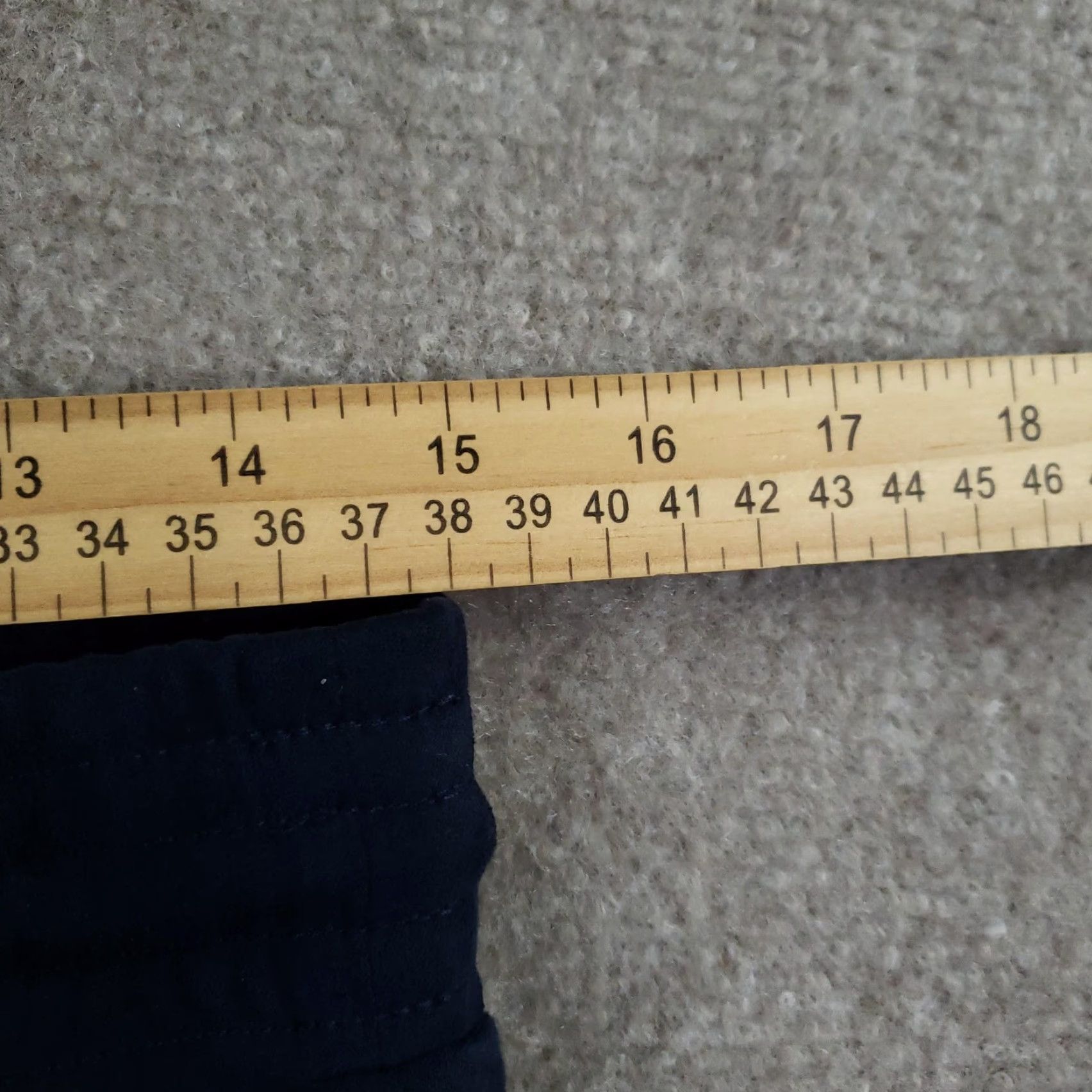 KOBI HALPERIN Kobi Halperin Pants Womens Small Navy Blue Faux Suede Joggers Pull On Lounge Size 28" / US 6 / IT 42 - 6 Thumbnail