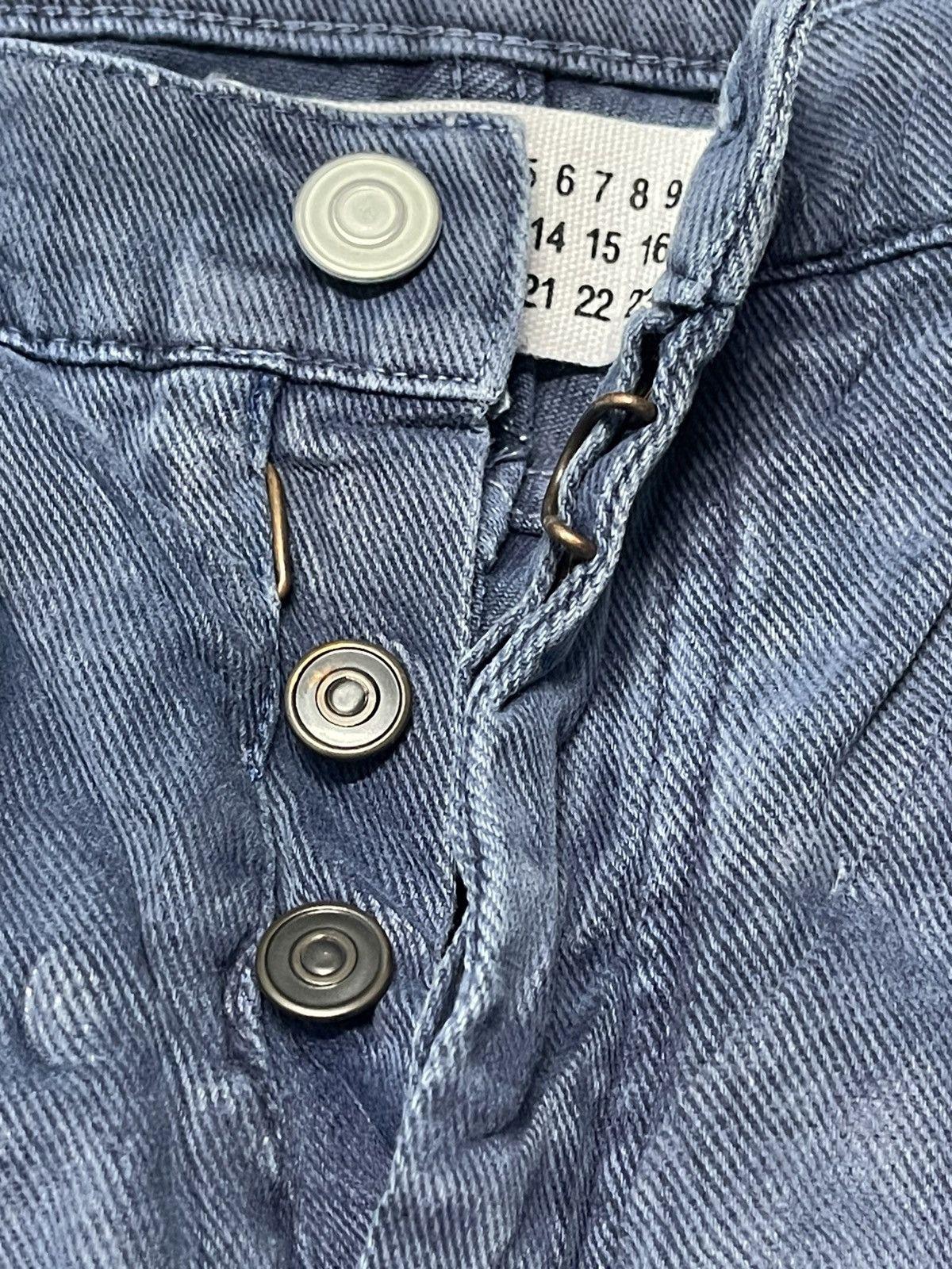 Maison Margiela × Vintage Vintage Maison Margiela slim jeans blue rare archive Size US 32 / EU 48 - 8 Thumbnail