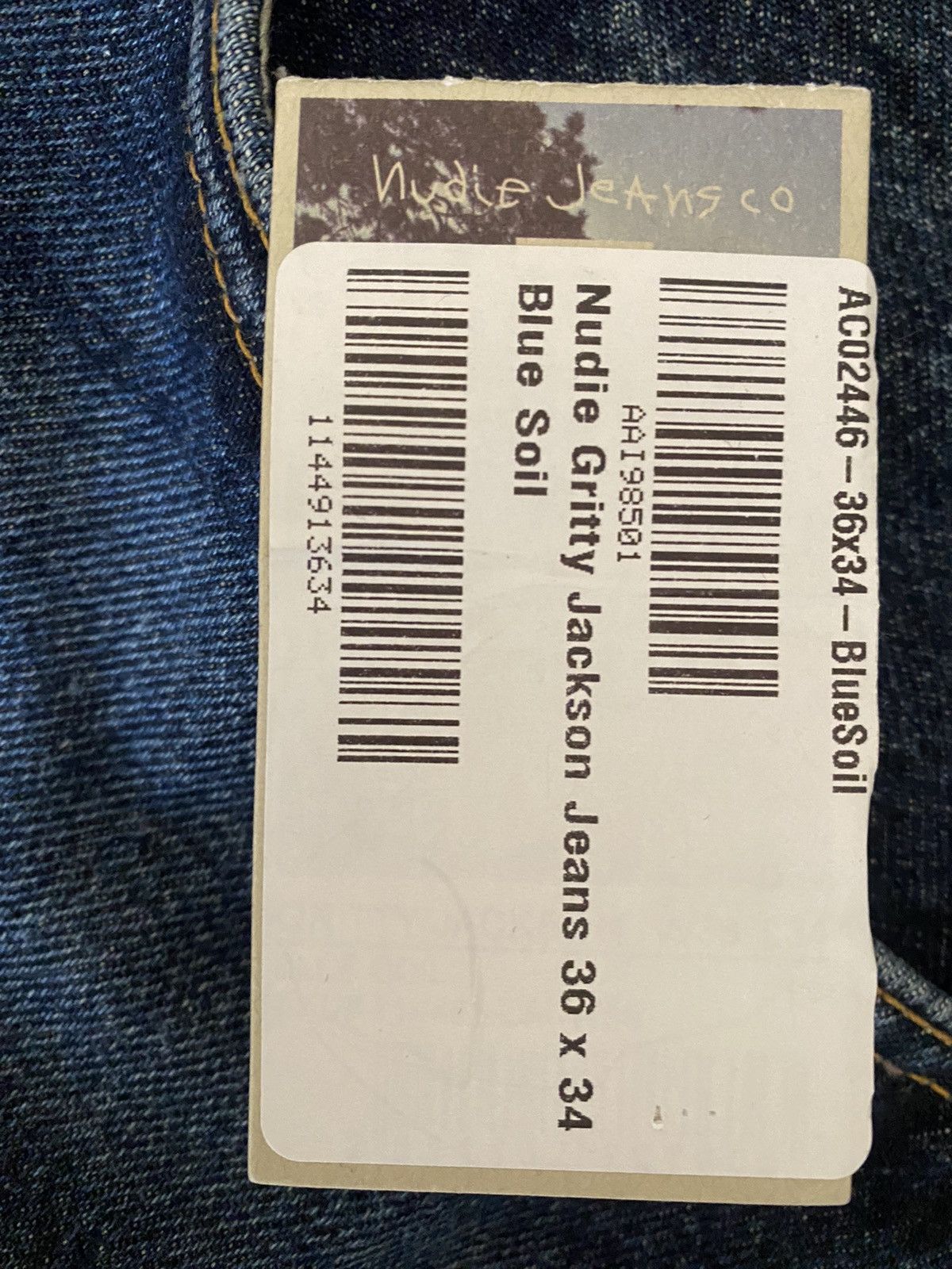Nudie Jeans Nudie Jeans Gritty Jackson Blue Soil 36x34 NEW Size US 36 / EU 52 - 8 Thumbnail