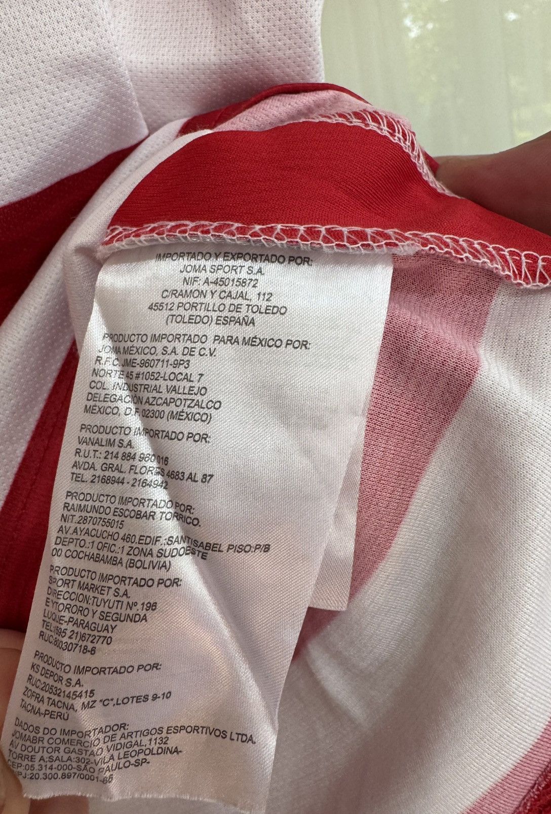 Joma Granada 2017-2018 Home Soccer Jersey Football Kit Shirt Size US M / EU 48-50 / 2 - 11 Thumbnail