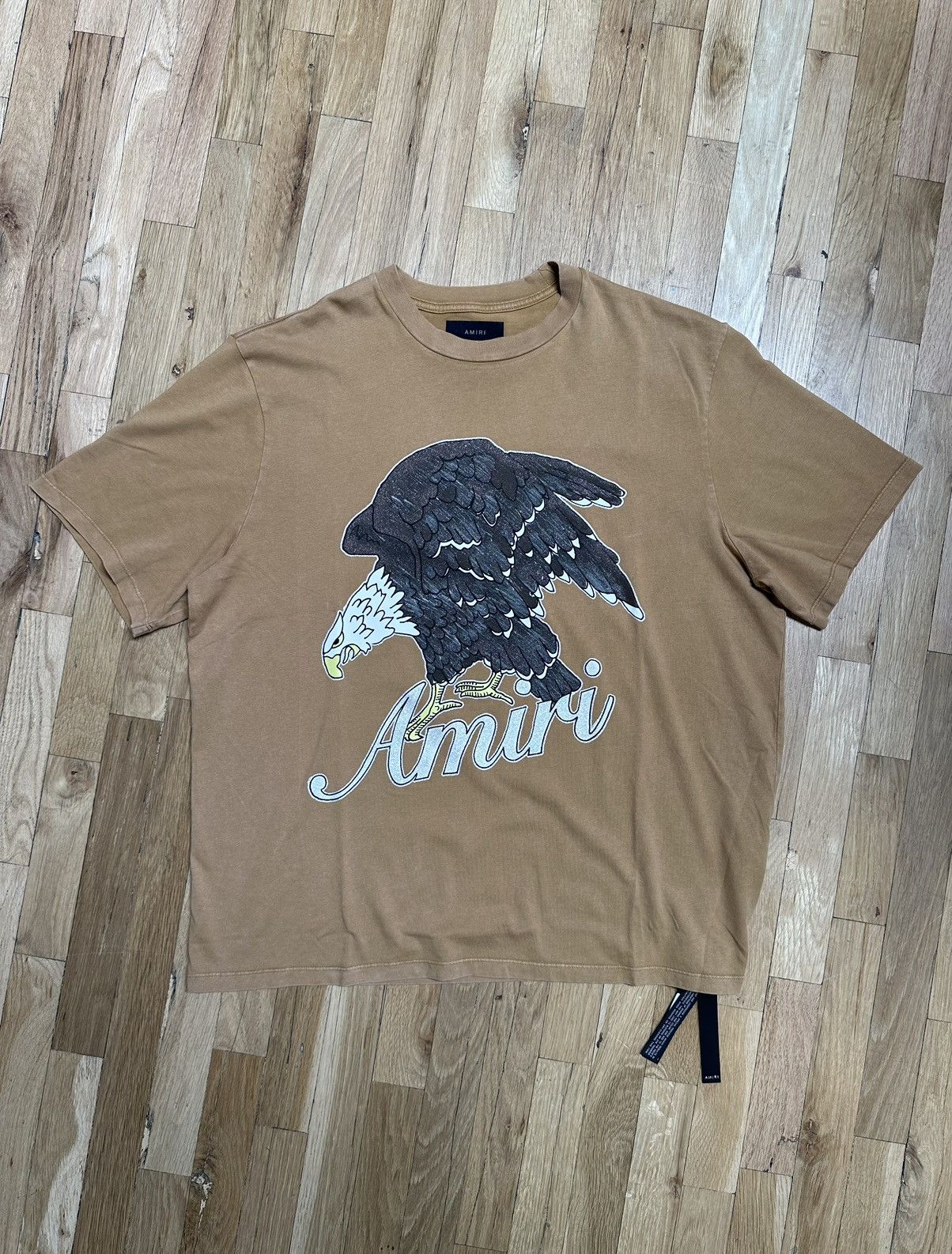 image of Amiri Eagle Tee in Brown, Men's (Size 2XL)