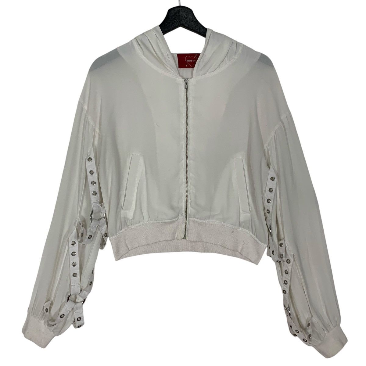 Japanese Brand Jamie I-I7 JapaneseBrand StreetWear Crop top Hoodie Jacket Size S / US 4 / IT 40 - 2 Thumbnail