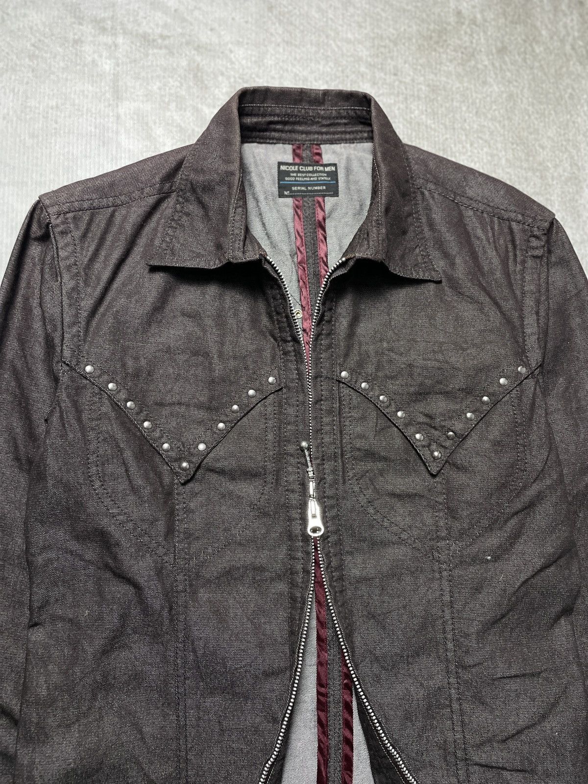 14th Addiction 2000’s NCFM - Vkei Style Studded Western Zip Jacket Size US M / EU 48-50 / 2 - 4 Thumbnail