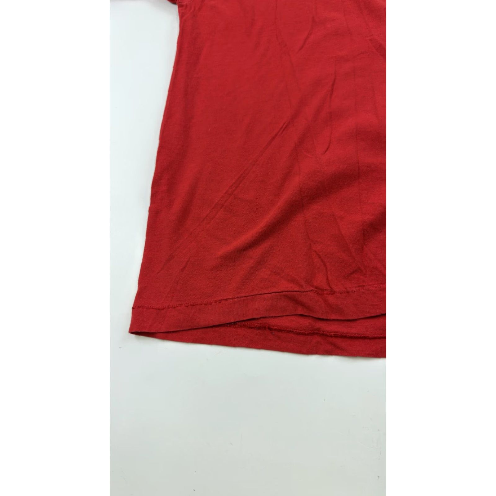 Fruit Of The Loom VINTAGE Fruit of the Loom Shirt Mens XL Pocket Made USA 90s Tee Red Crew Neck Short Sleeve Cotton Size US XL / EU 56 / 4 - 3 Thumbnail