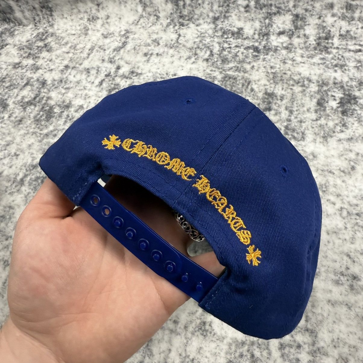 Chrome Hearts Chrome Hearts CH Logo ‘Blue’ Baseball Cap Size ONE SIZE - 4 Thumbnail